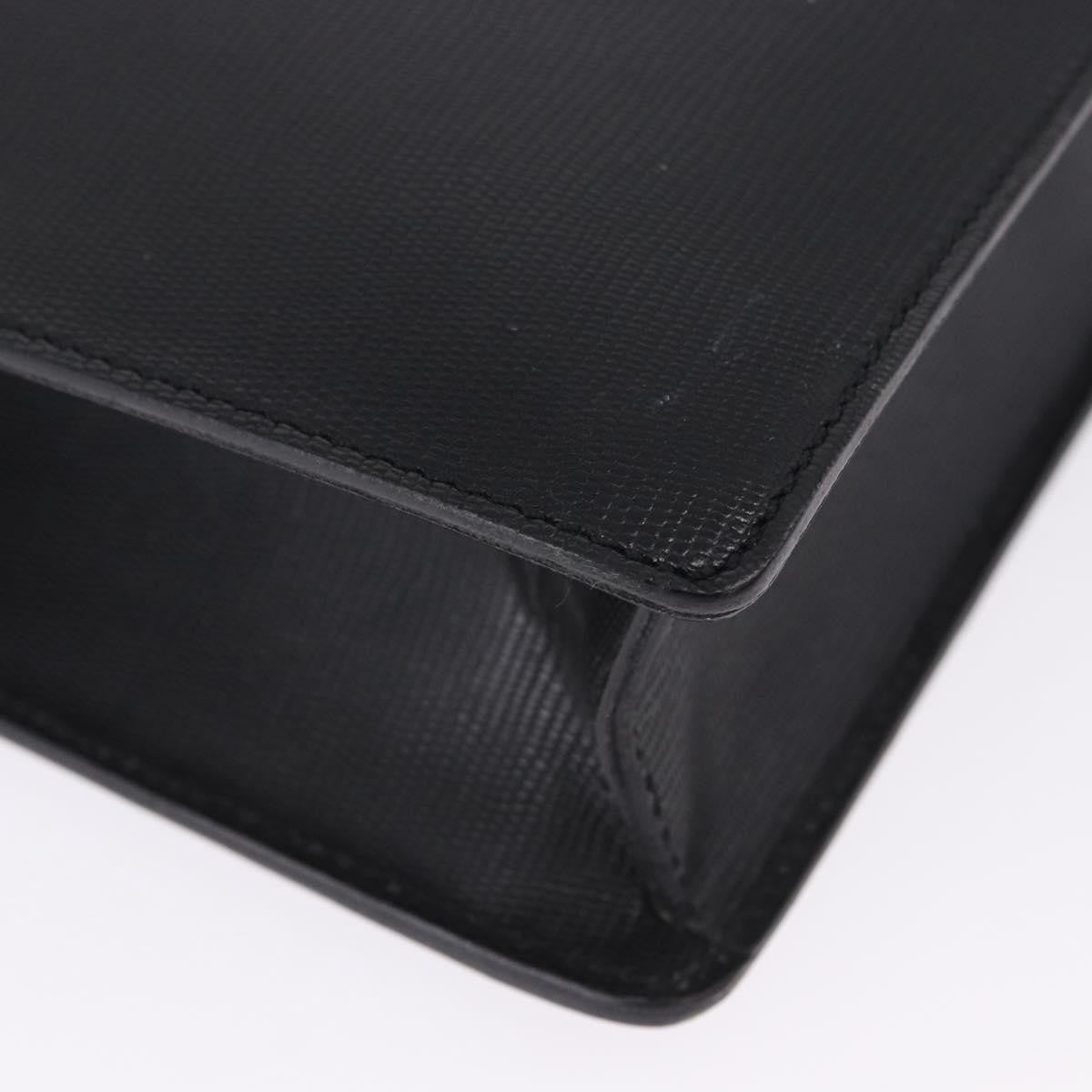Celine Cartable Business Leather Black Leather Briefcase Bag (Pre-Owned)