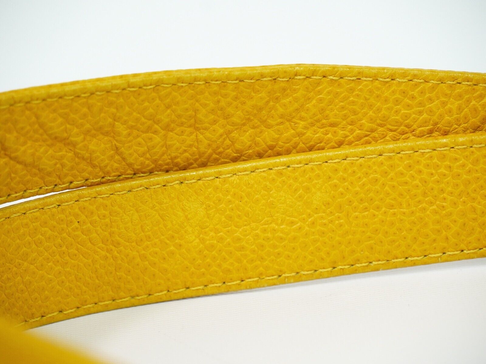 Chanel Triple Coco Yellow Leather Tote Bag (Pre-Owned)