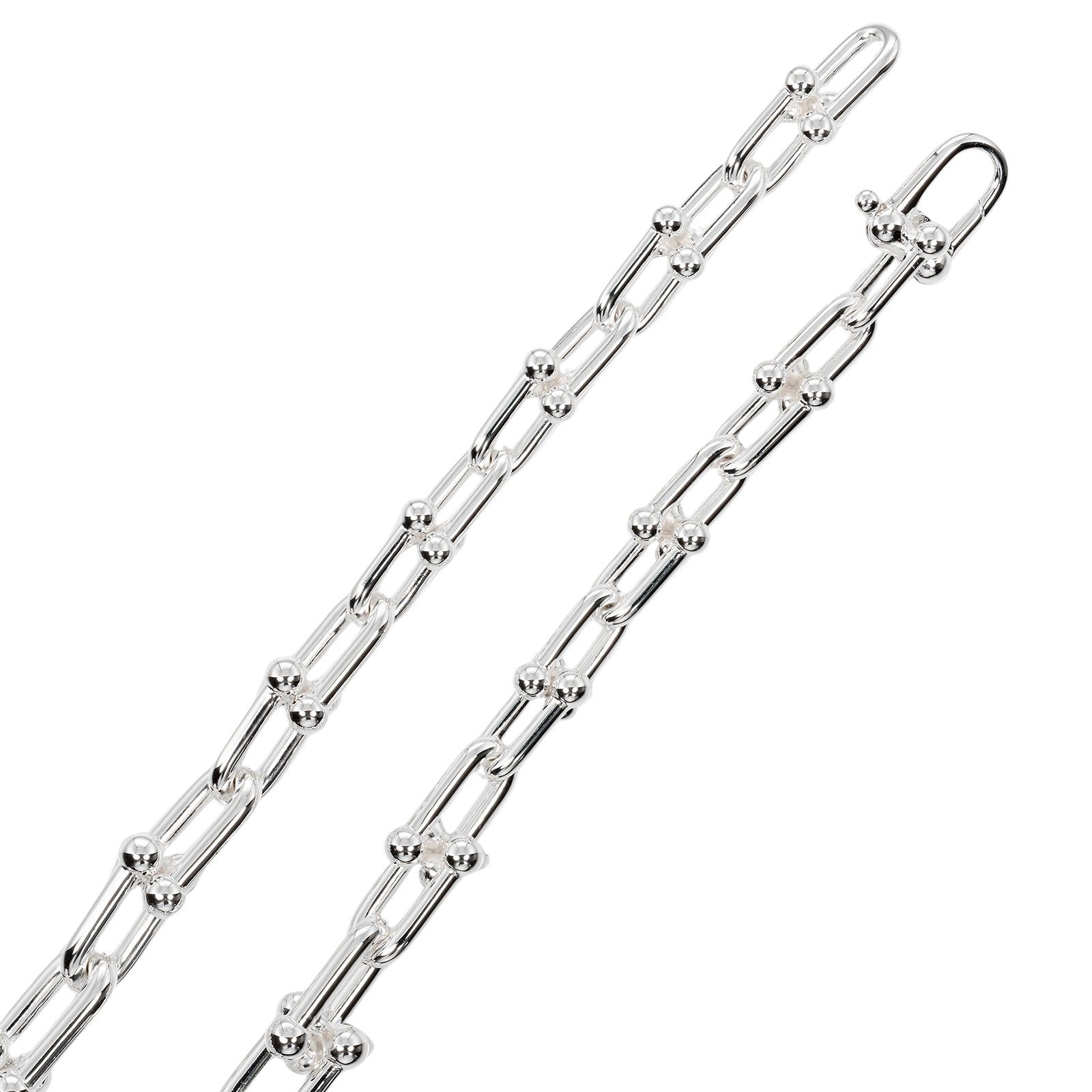 Tiffany & Co Hardwear Silver Silver Necklace Jewelry (Pre-Owned)