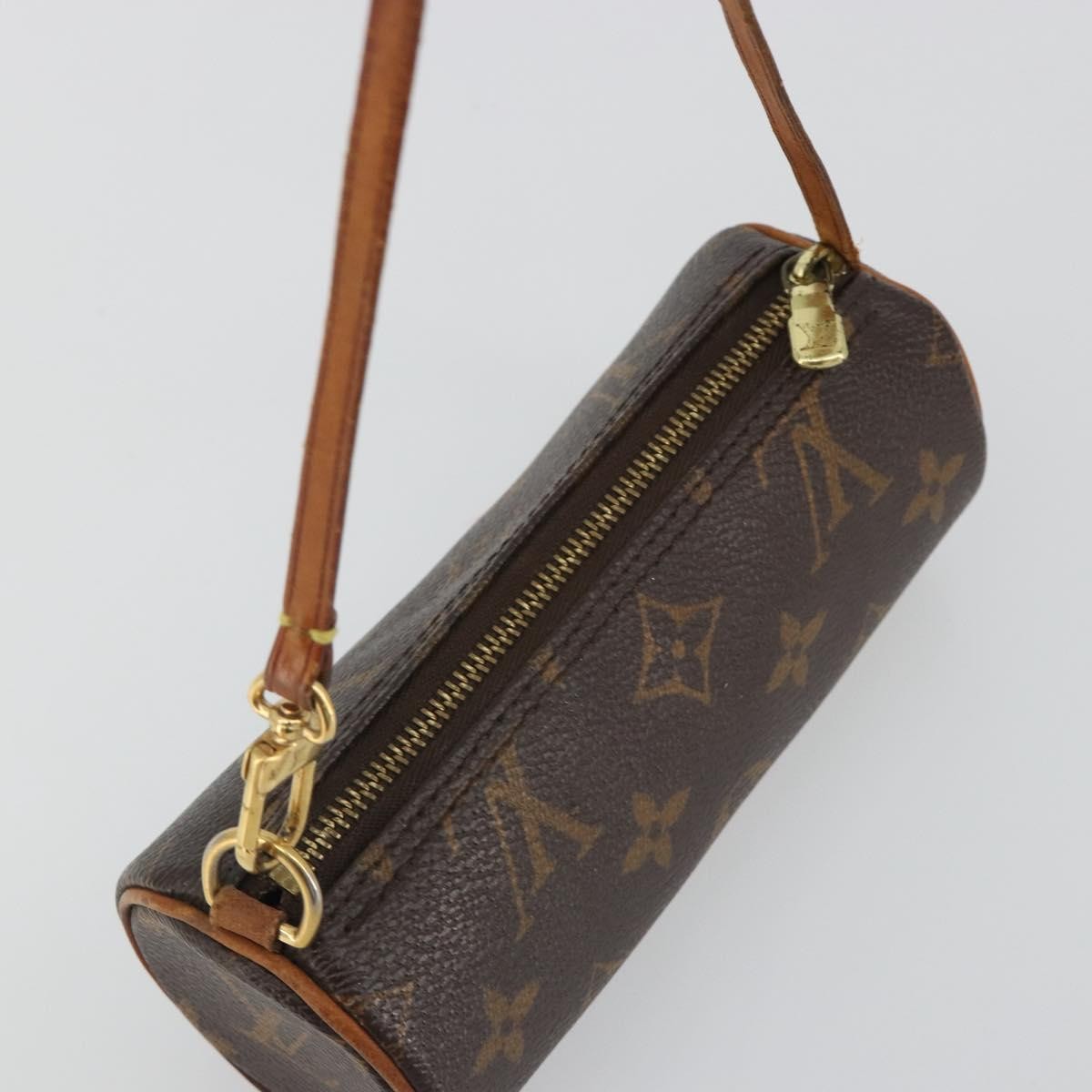 Louis Vuitton Papillon Pochette Monogram Canvas Brown Canvas Clutche & Pouche Bag (Pre-Owned)