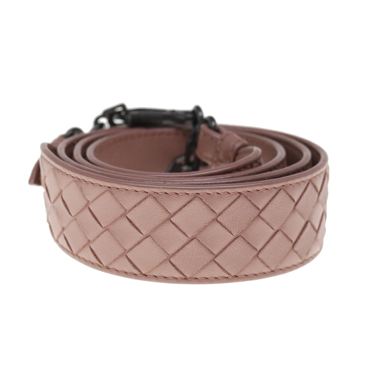Bottega Veneta Intrecciato Pink Leather Bag Jewelry (Pre-Owned)