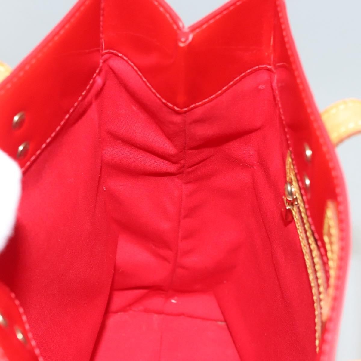 Louis Vuitton Reade Monogram Vernis Red Patent_Leather Handbag (Pre-Owned)