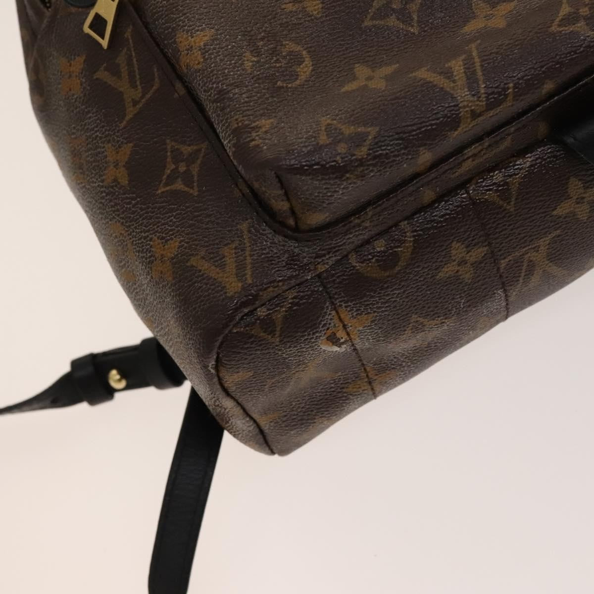 Louis Vuitton Palm Springs Monogram Canvas Brown Canvas Backpack Bag (Pre-Owned)