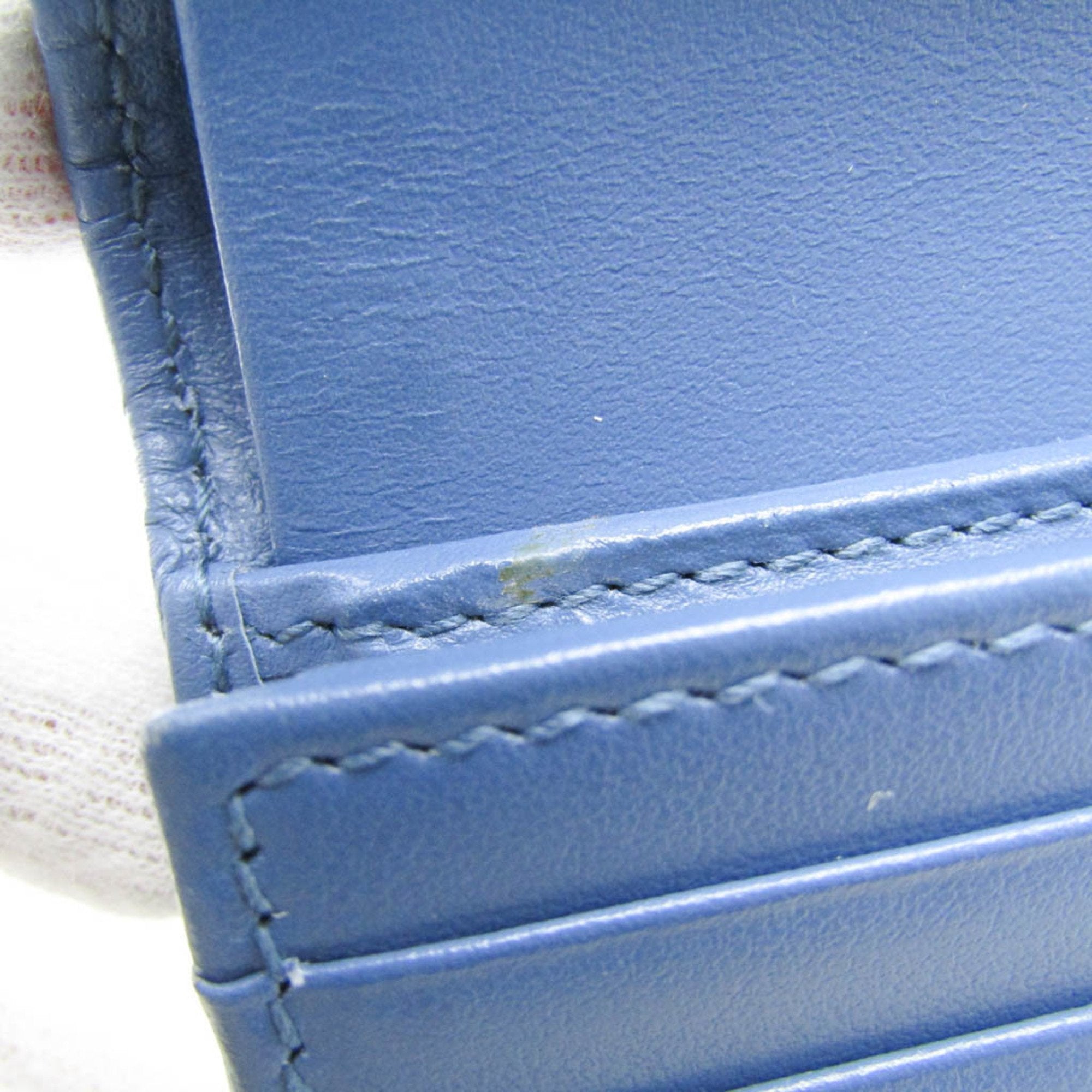 Gucci Blue Leather Wallet  (Pre-Owned)