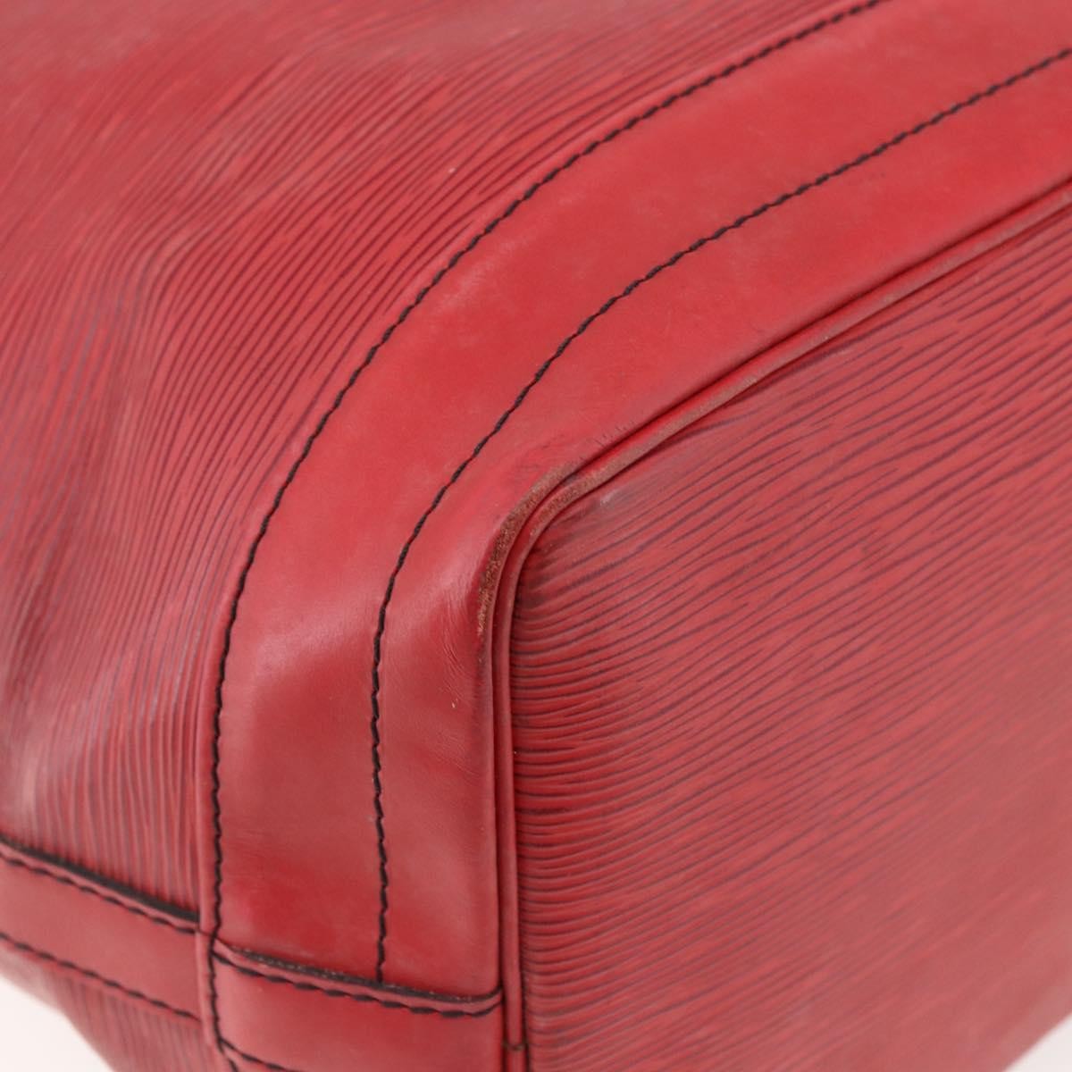 Louis Vuitton Petit Noe Nm Epi Leather Red Leather Shoulder Bag Bag (Pre-Owned)