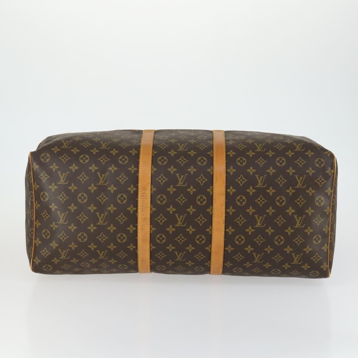 Louis Vuitton Keepall Monogram Canvas Brown Canvas Travel Bag Bag (Pre-Owned)