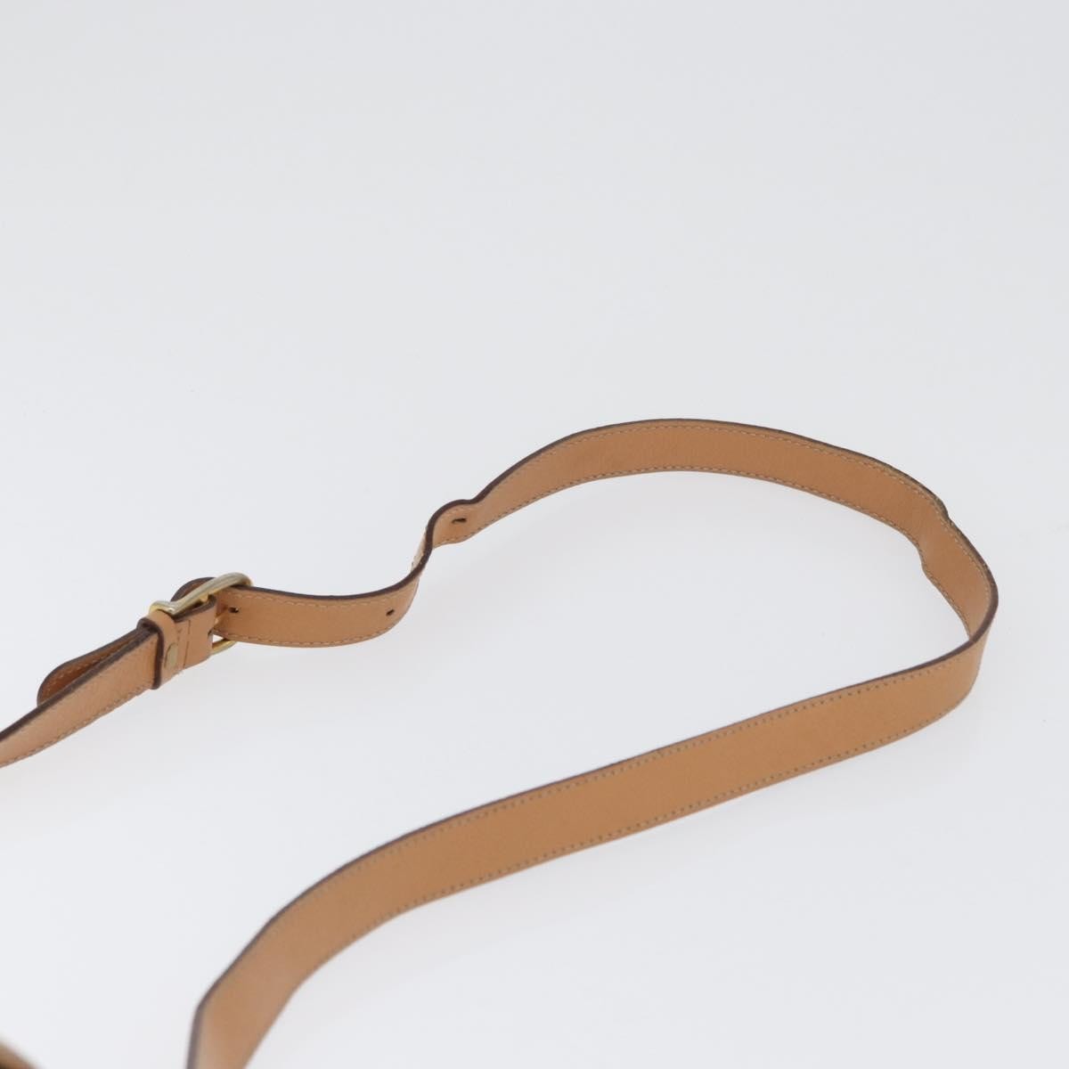 Celine Vintage Macadam Canvas And Leather Brown Canvas Shoulder Bag Bag (Pre-Owned)