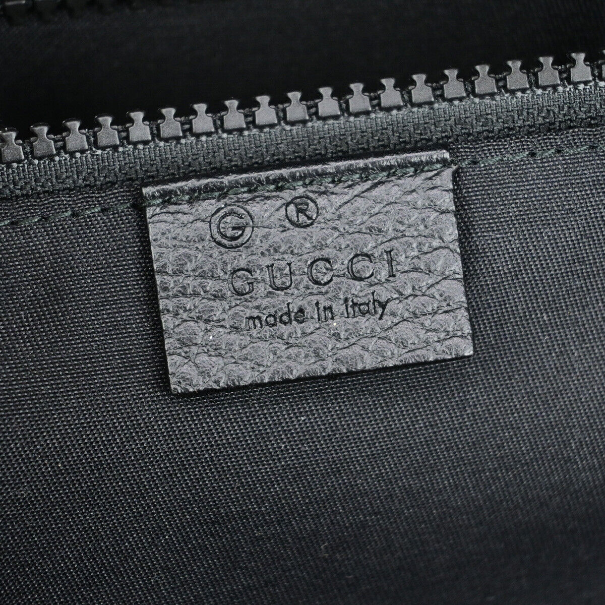 Gucci Sherry Black Synthetic Backpack Bag (Pre-Owned)