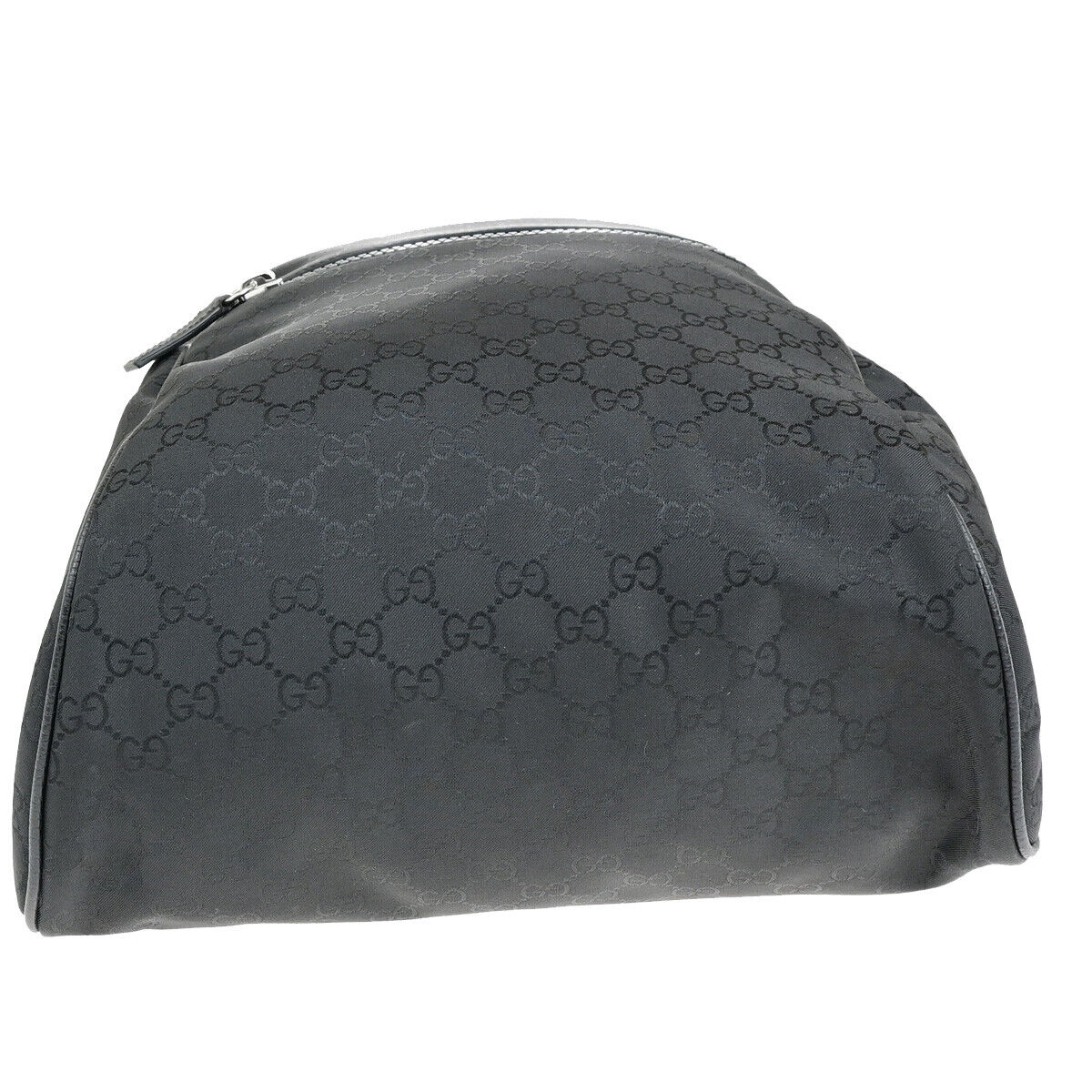 Gucci Sherry Black Synthetic Backpack Bag (Pre-Owned)