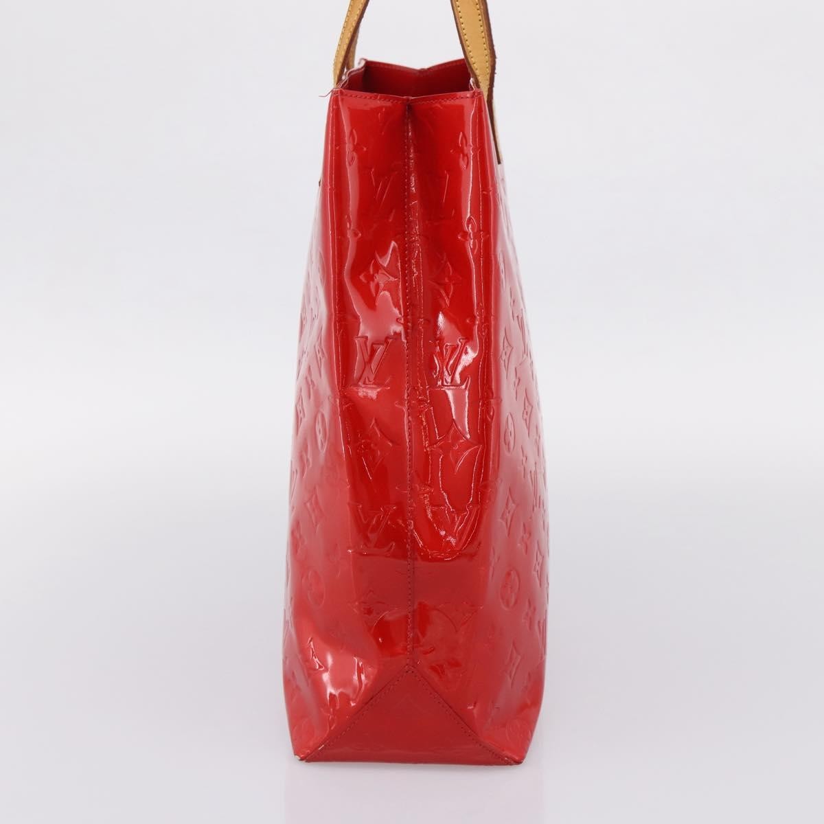 Louis Vuitton Reade Monogram Vernis Red Patent_Leather Handbag (Pre-Owned)