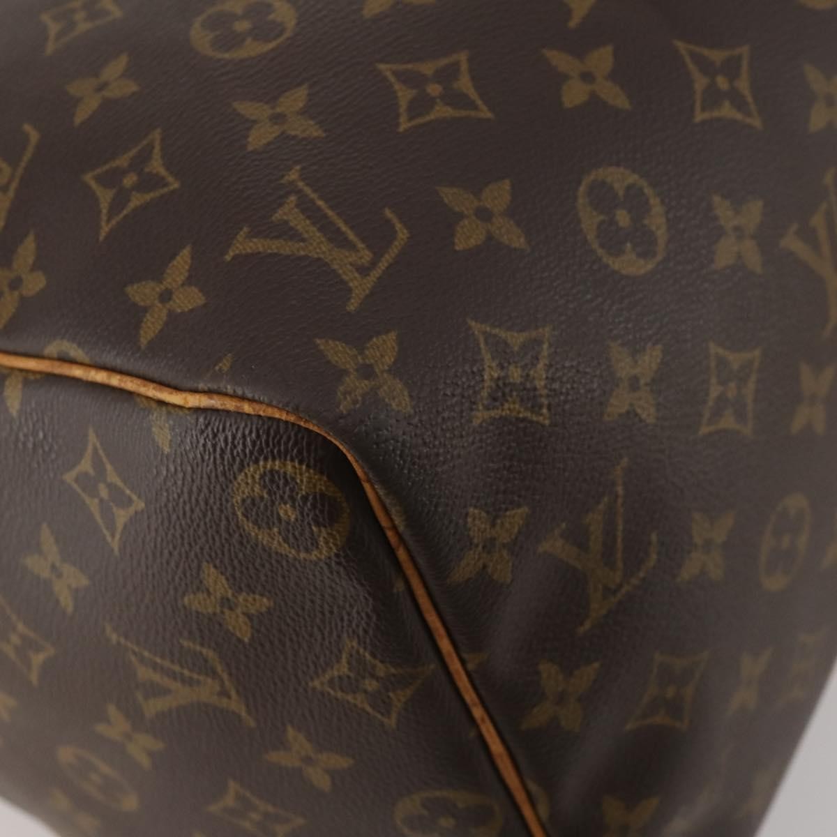 Louis Vuitton Keepall Monogram Canvas Brown Canvas Travel Bag Bag (Pre-Owned)