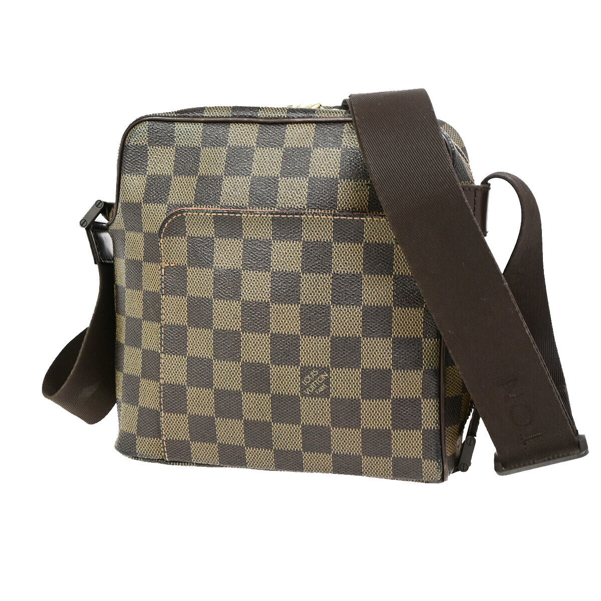 Louis Vuitton Olav Beige Canvas Handbag (Pre-Owned)