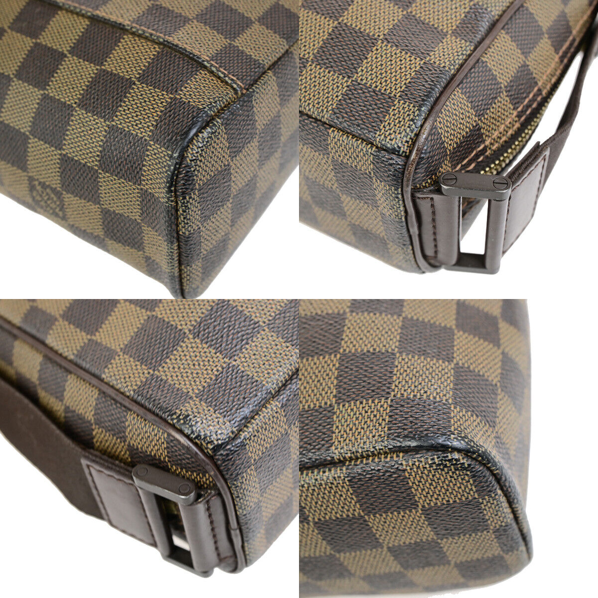 Louis Vuitton Olav Beige Canvas Handbag (Pre-Owned)