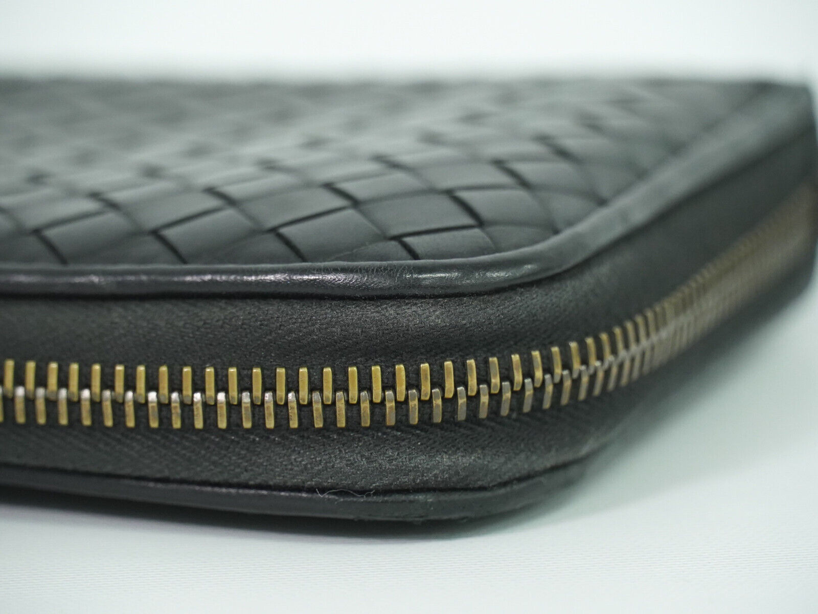 Bottega Veneta Black Leather Wallet  (Pre-Owned)