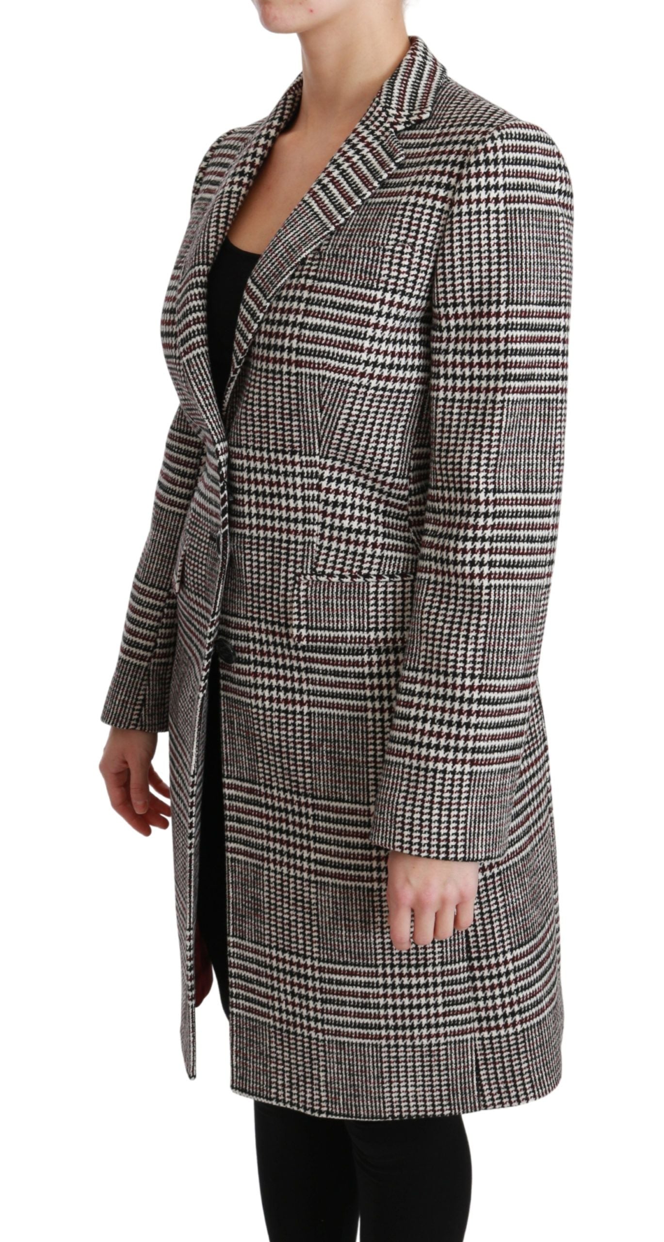 Dolce & Gabbana Multicolor Trench Knee Long Jacket Women's Coat