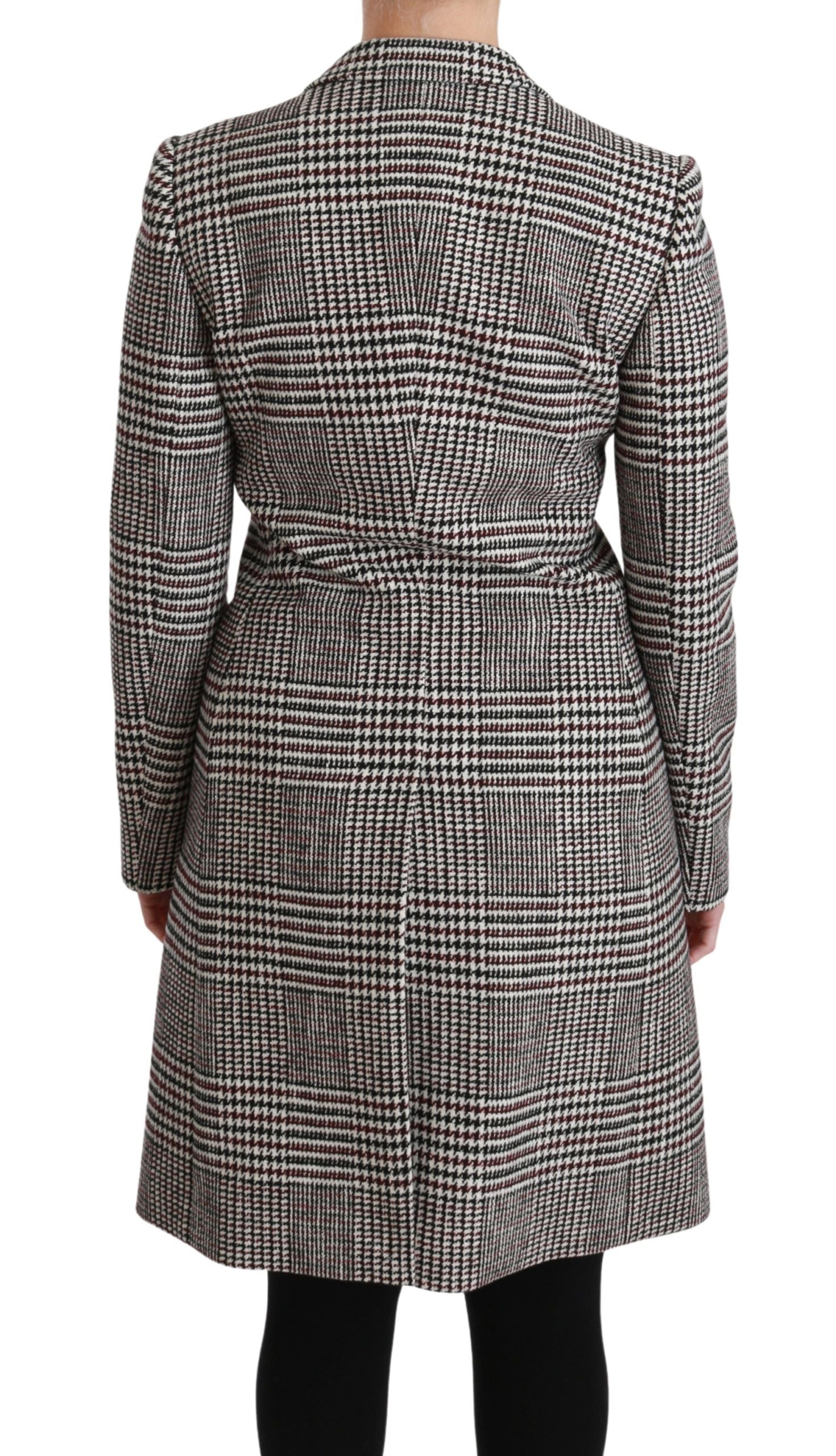 Dolce & Gabbana Multicolor Trench Knee Long Jacket Women's Coat