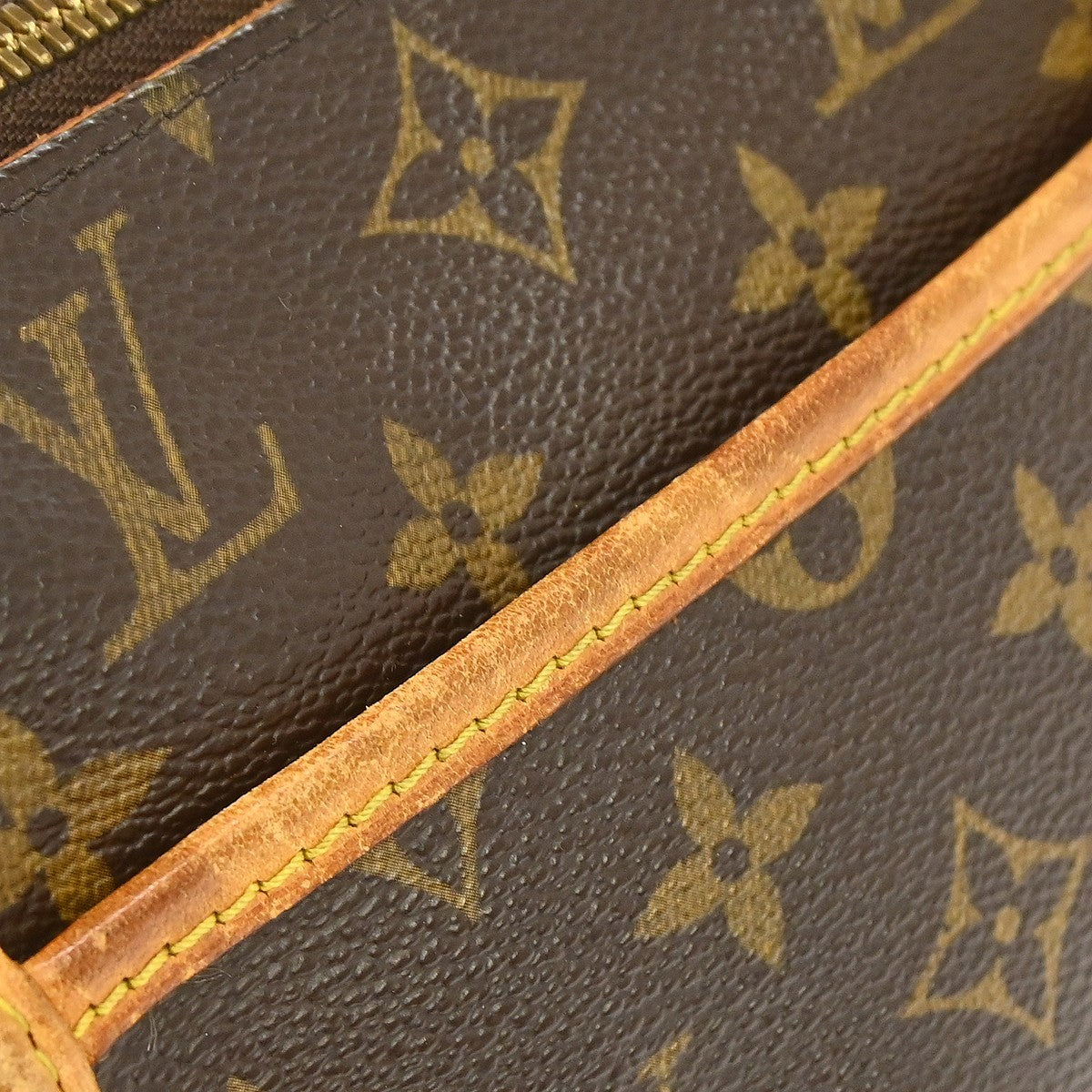 Louis Vuitton Popincourt Monogram Canvas Brown Canvas Shoulder Bag Bag (Pre-Owned)