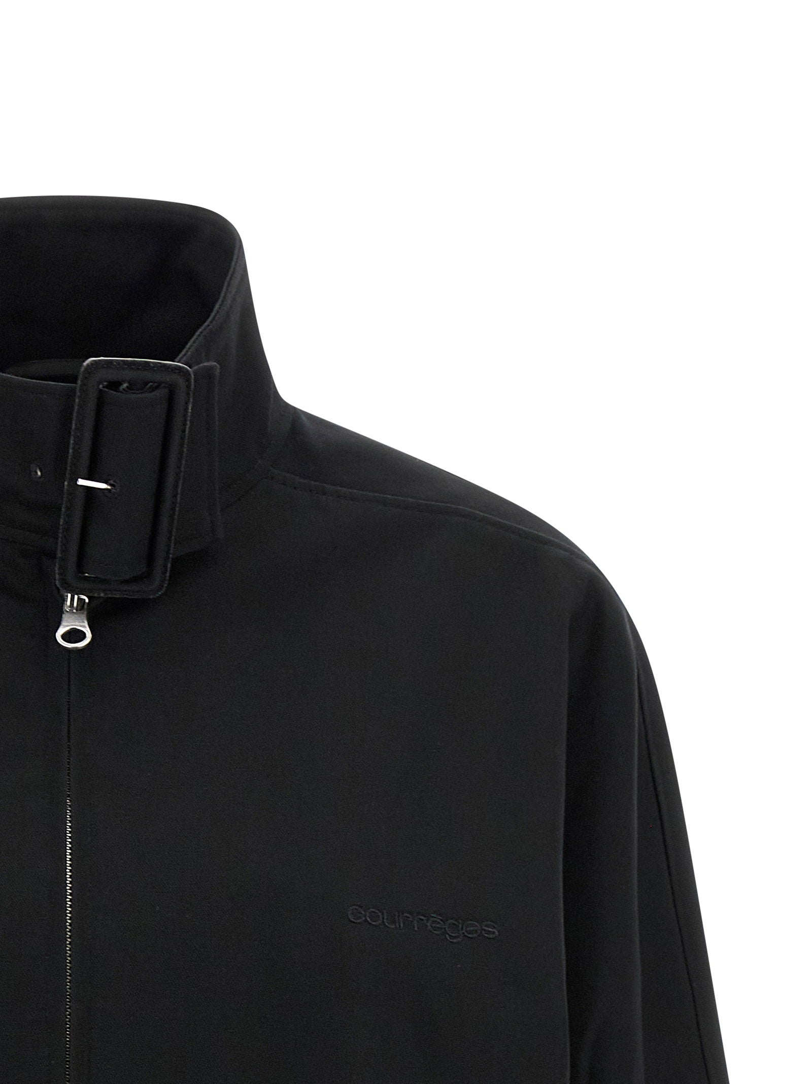 Courreges Women's Buckle Zipped Bomber Jacket
