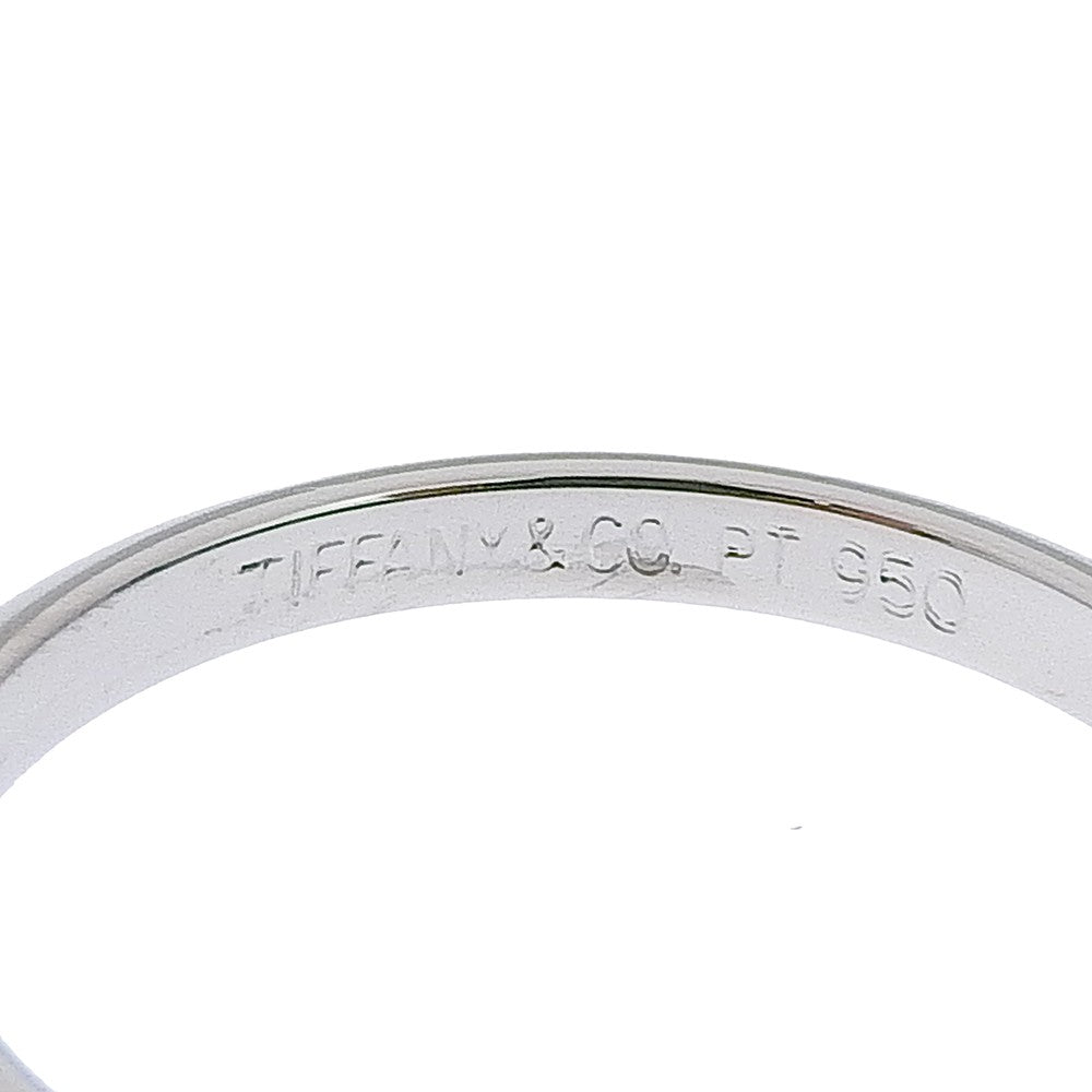 Tiffany & Co. Knife Edge Platinum Silver Platinum Ring Jewelry (Pre-Owned)