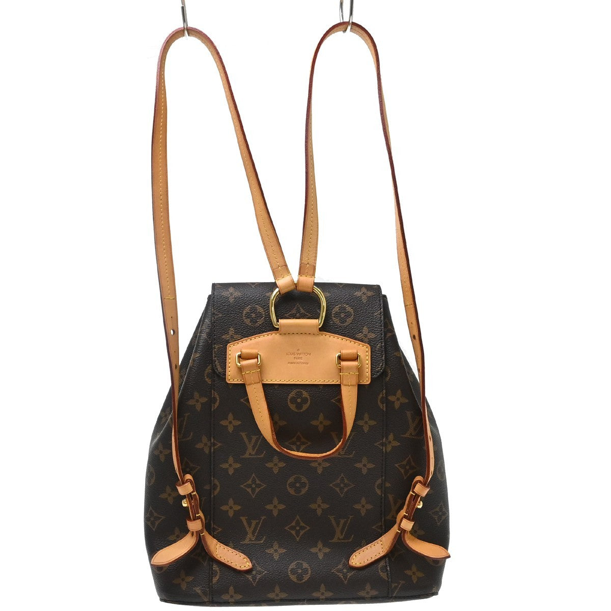Louis Vuitton Montsouris Nm Monogram Canvas Brown Canvas Backpack Bag (Pre-Owned)