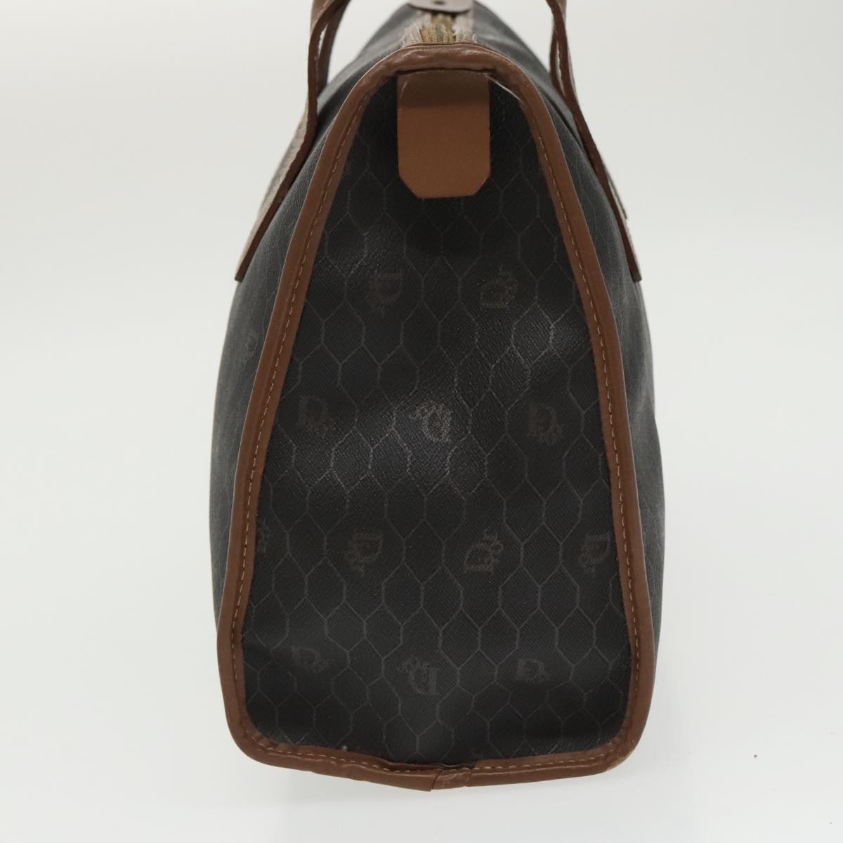 Dior Honeycomb Black Canvas Handbag (Pre-Owned)