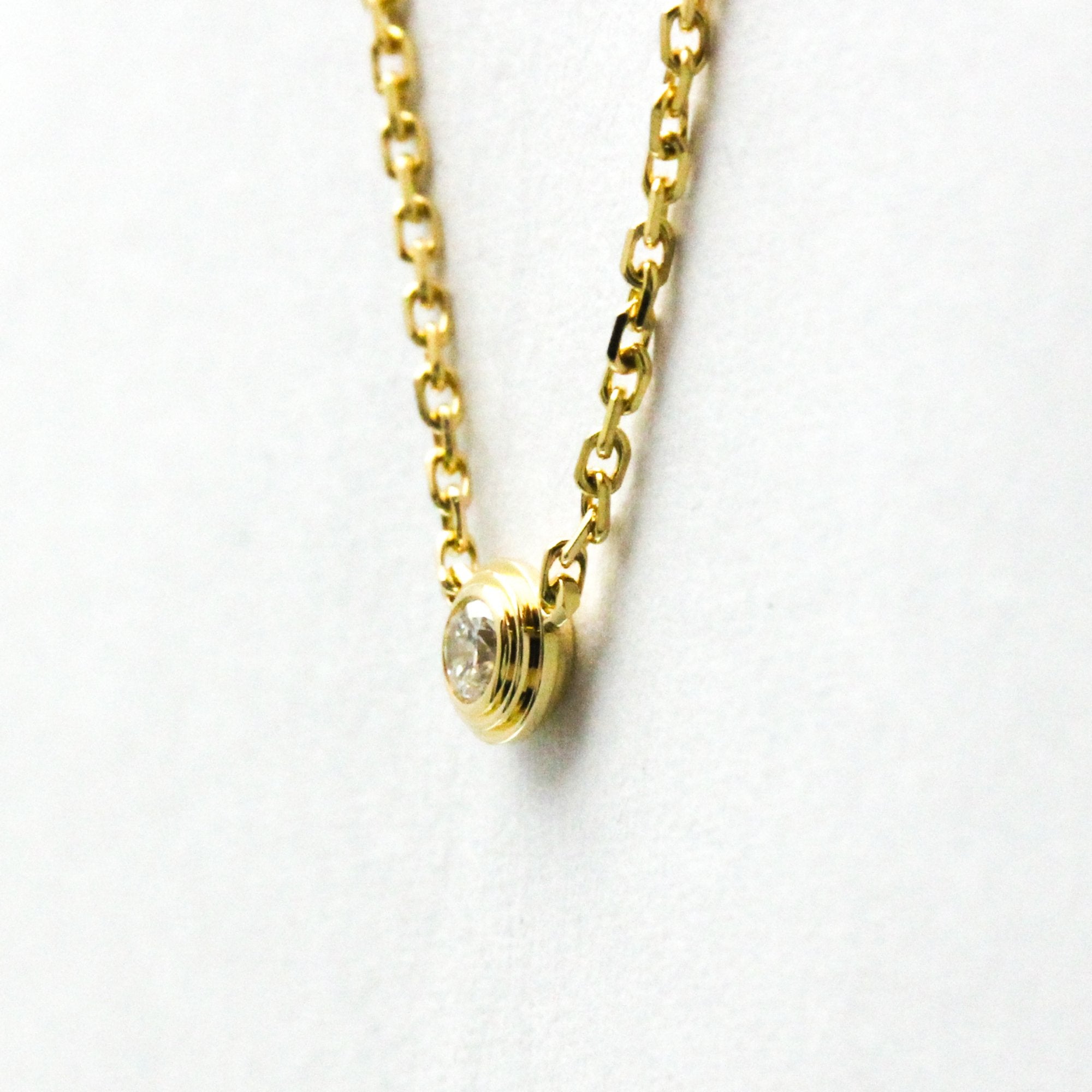 Cartier Diamants Légers Gold Yellow Gold Necklace Jewelry (Pre-Owned)