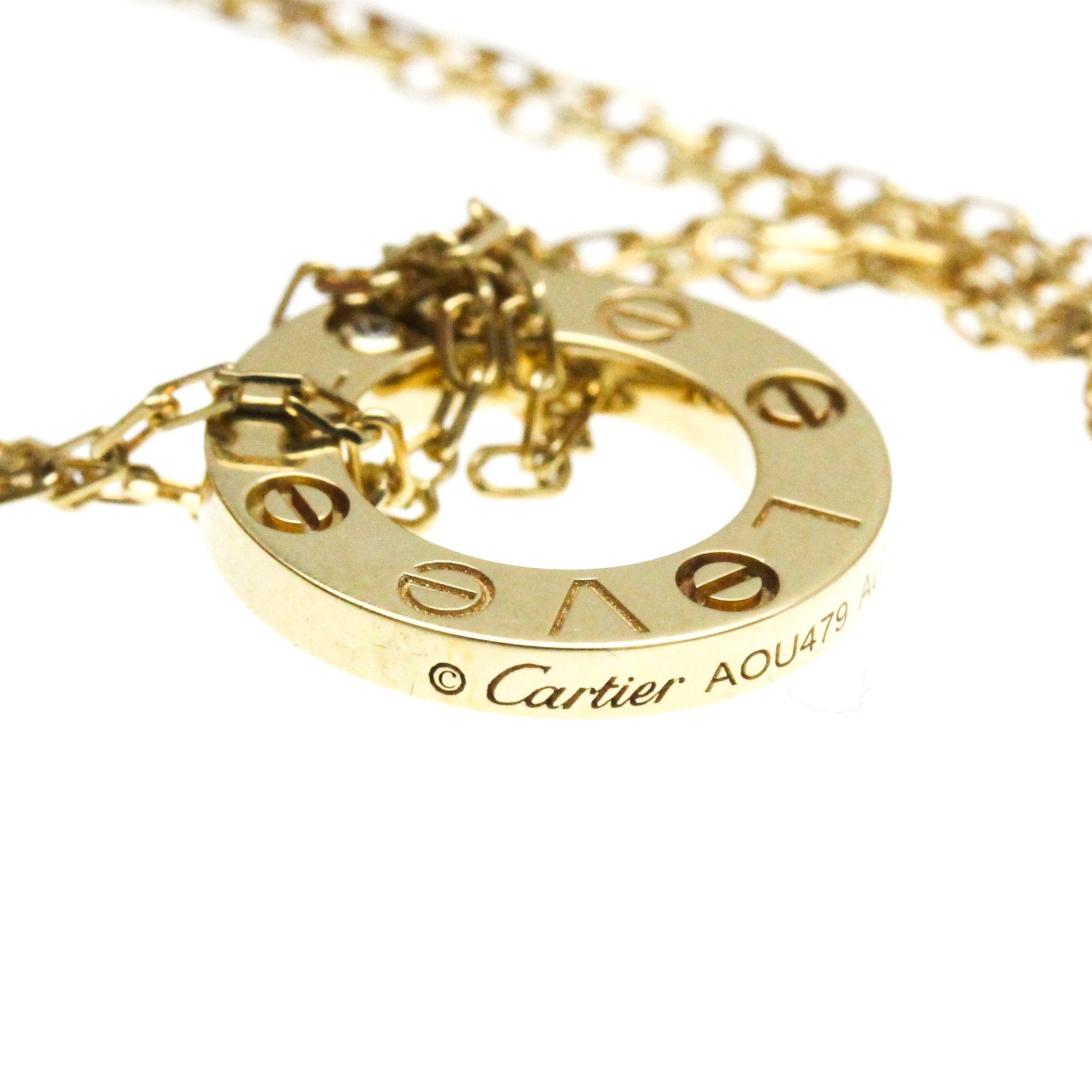 Cartier Gold Yellow Gold Necklace Jewelry (Pre-Owned)