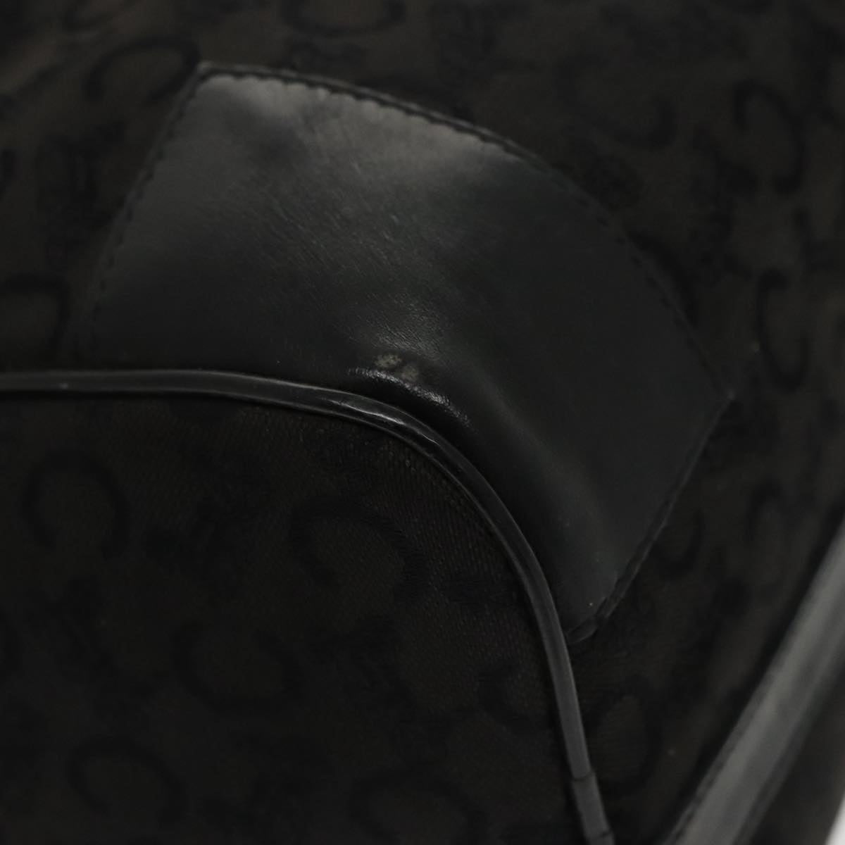 Céline C Black Canvas Travel Bag (Pre-Owned)