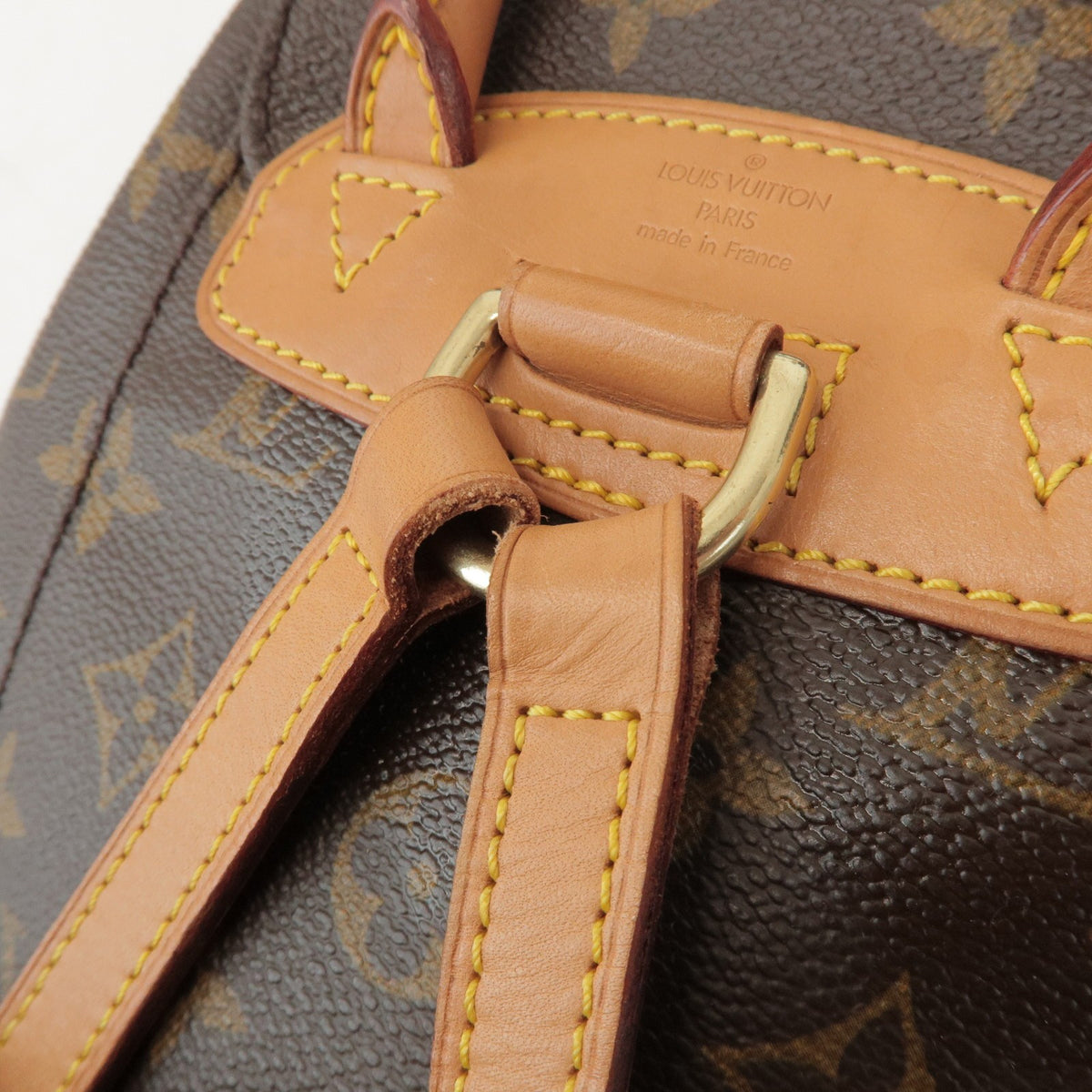Louis Vuitton Vintage Montsouris Monogram Canvas Brown Canvas Backpack Bag (Pre-Owned)