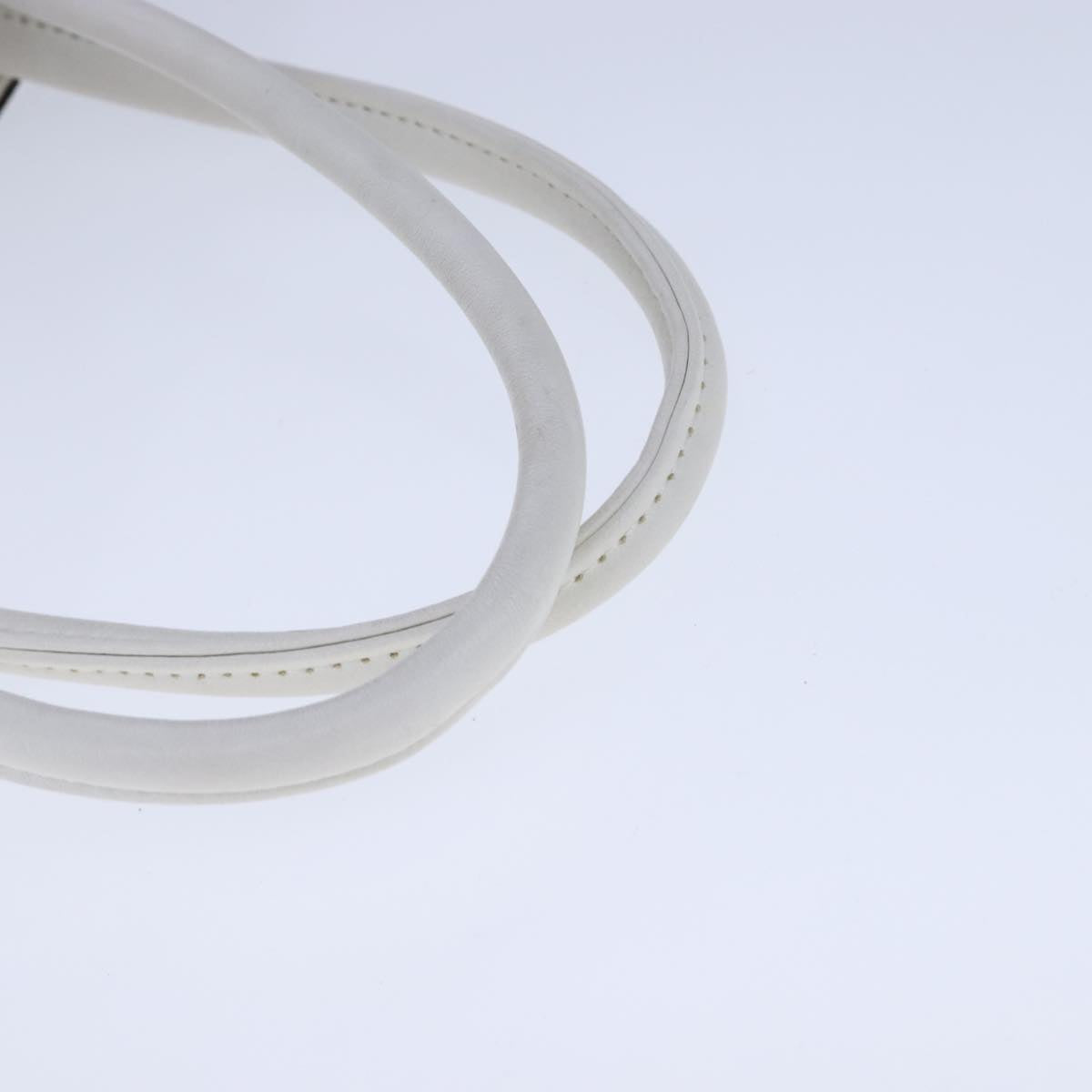 Burberry White Canvas Handbag (Pre-Owned)