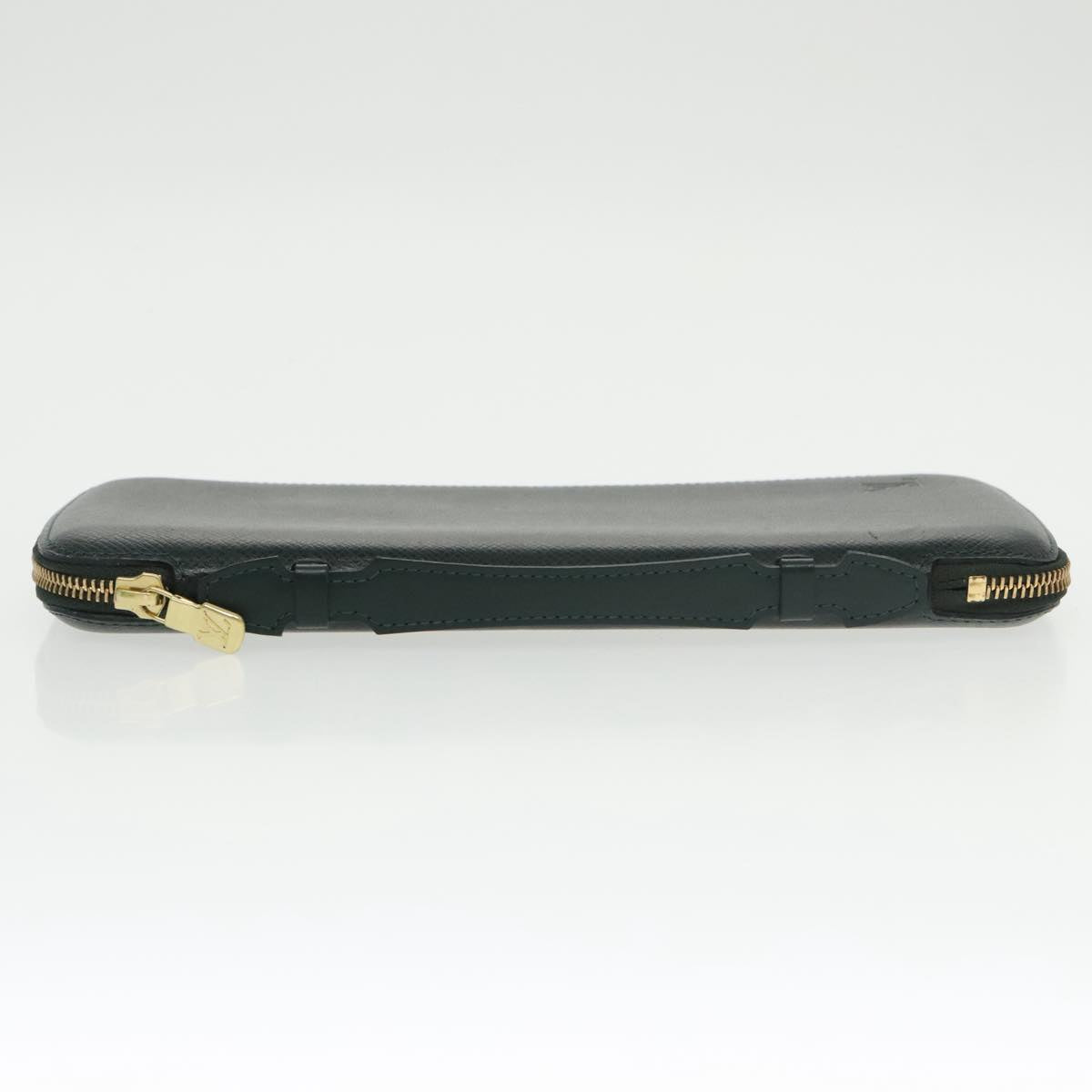 Louis Vuitton Atholl Green Leather Wallet  (Pre-Owned)