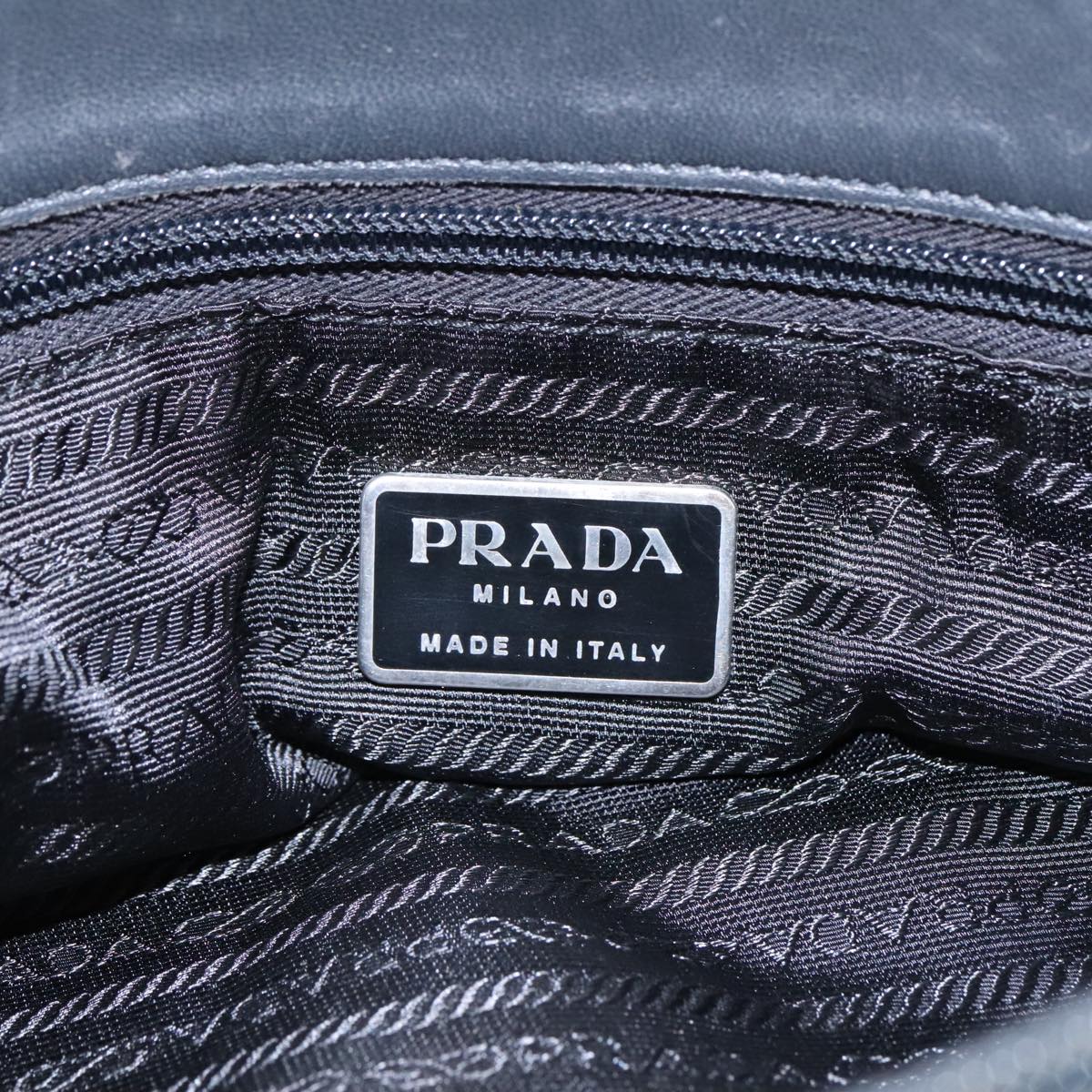 Prada Tessuto Khaki Synthetic Tote Bag (Pre-Owned)