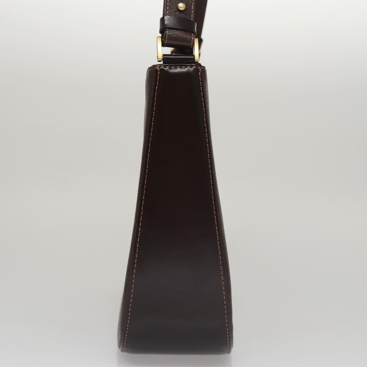 Burberry Brown Leather Shoulder Bag (Pre-Owned)