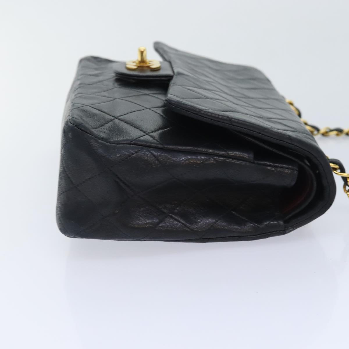 Chanel Timeless 26 Black Leather Shoulder Bag (Pre-Owned)