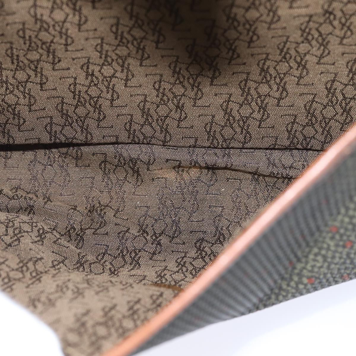 Saint Laurent Green Canvas Shoulder Bag (Pre-Owned)