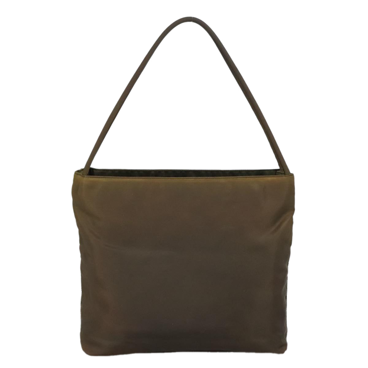 Prada Khaki Synthetic Tote Bag (Pre-Owned)