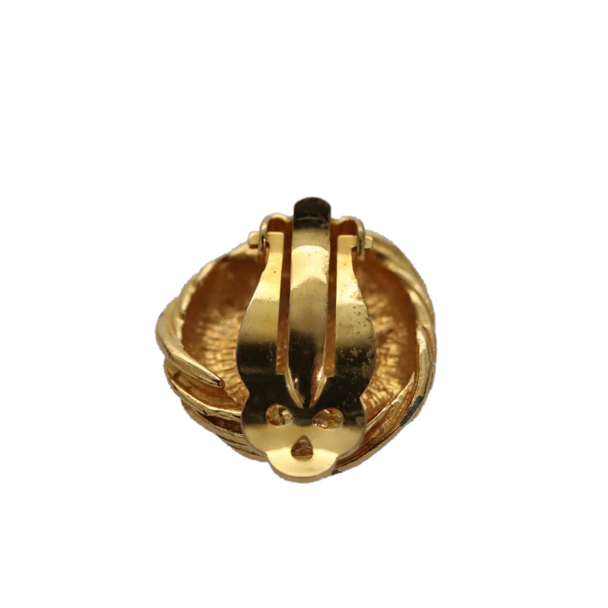 Chanel Cc Gold Metal Earring Jewelry (Pre-Owned)