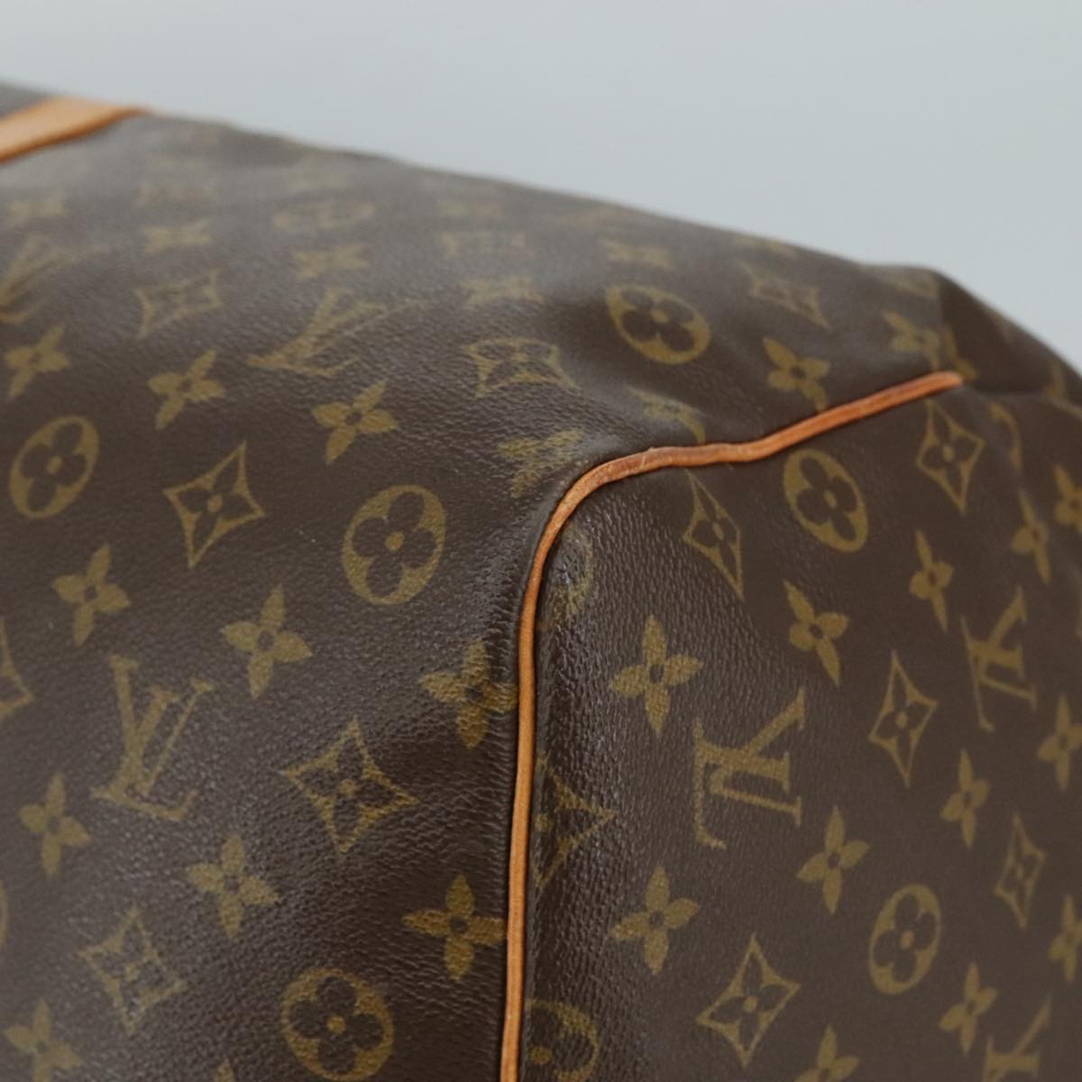 Louis Vuitton Keepall 60 Brown Canvas Travel Bag (Pre-Owned)