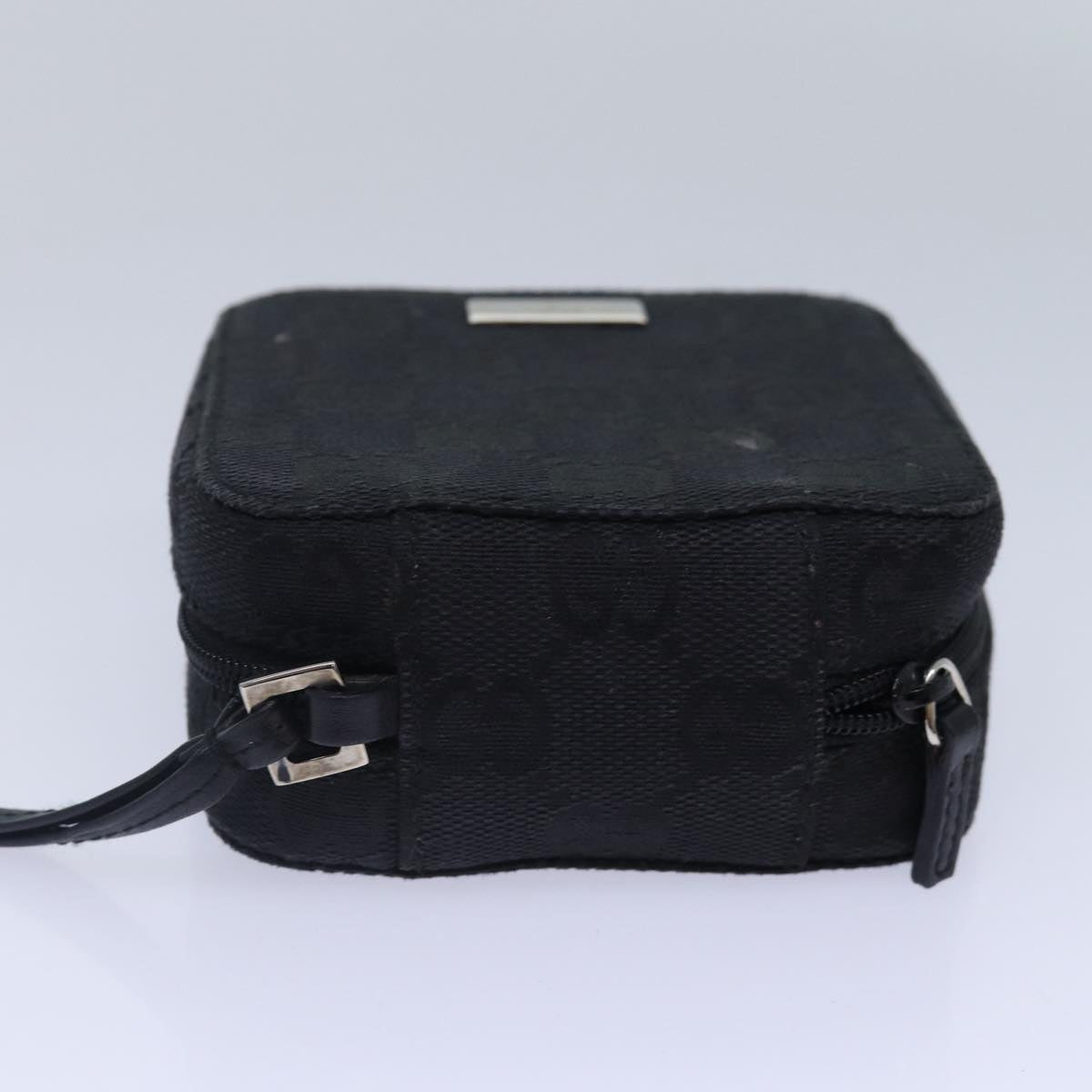 Gucci Gg Canvas Black Canvas Clutch Bag (Pre-Owned)