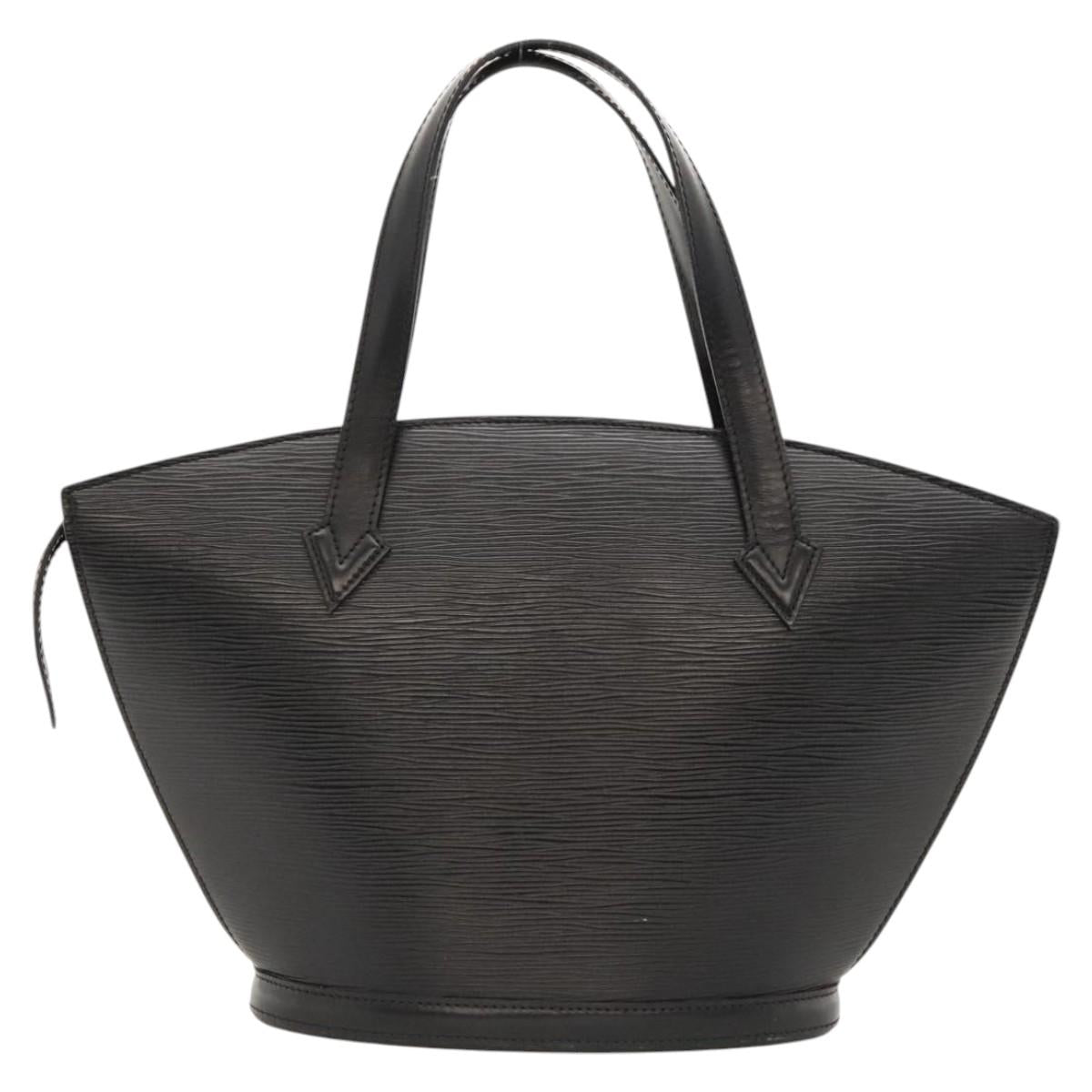 Louis Vuitton Saint Jacques Black Leather Tote Bag (Pre-Owned)