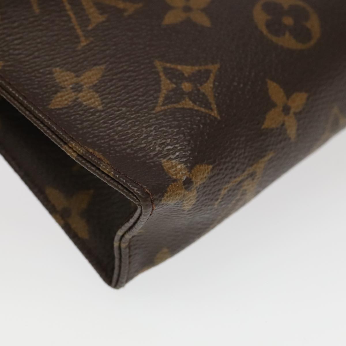 Louis Vuitton Trousse De Toilette Brown Canvas Clutch Bag (Pre-Owned)