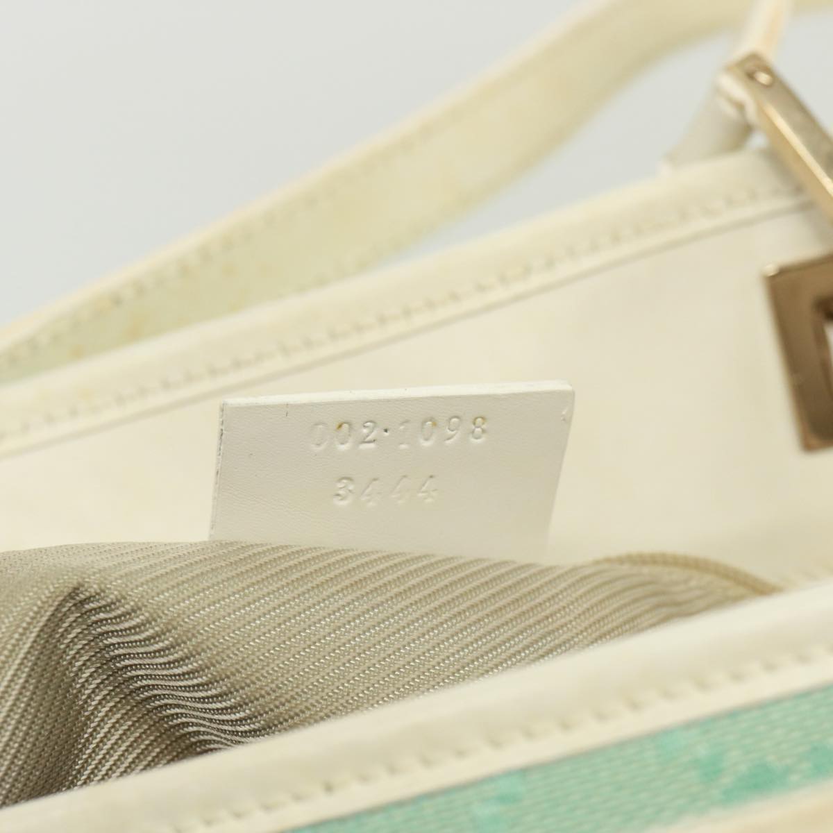 Gucci Gg Canvas Blue Canvas Shoulder Bag (Pre-Owned)