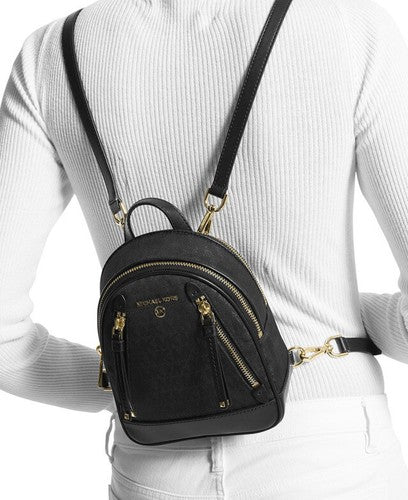 MICHAEL KORS Signature Brooklyn Extra Small Convertible Messenger Backpack