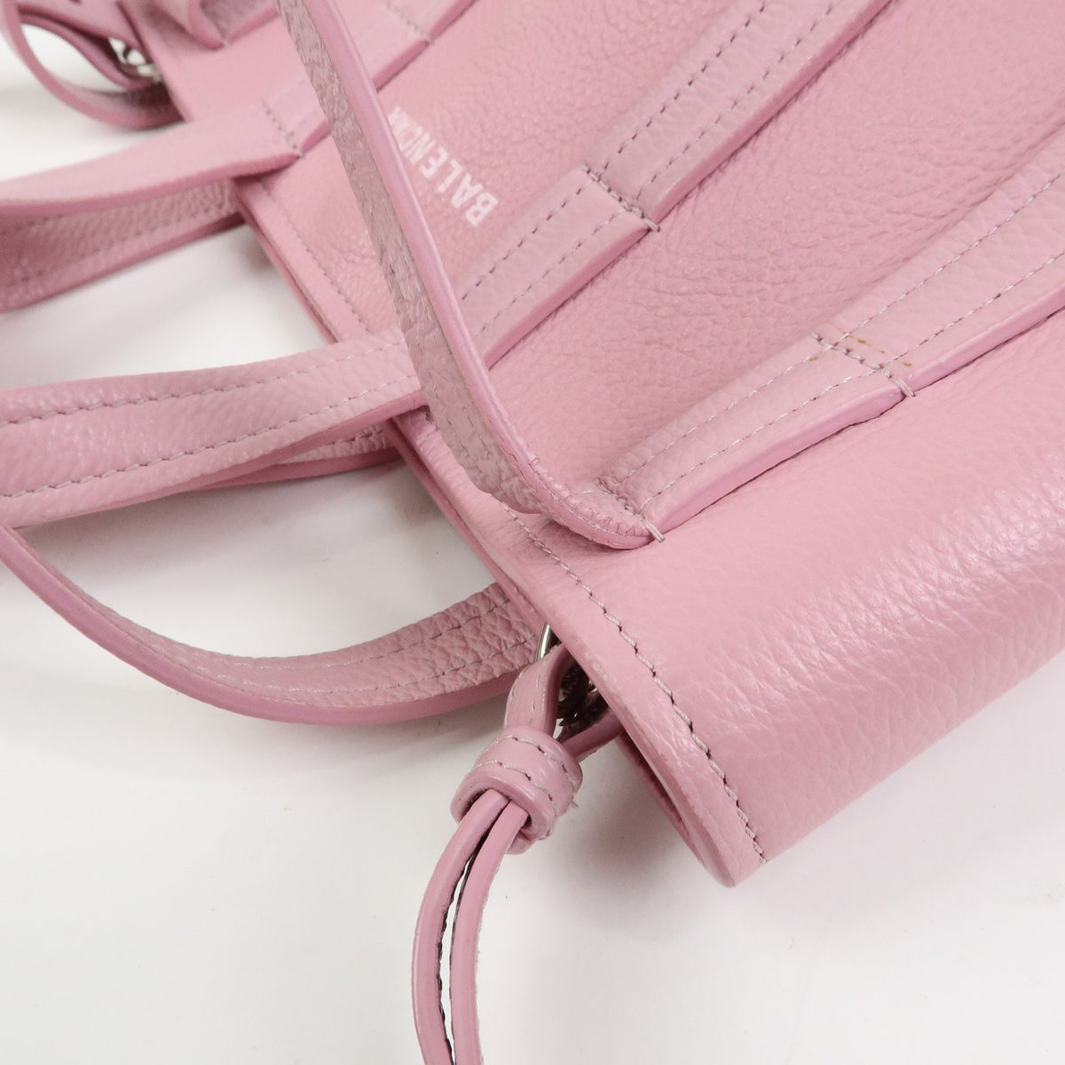 Balenciaga Everyday 2.0 North South Leather Pink Leather Tote Bag Bag (Pre-Owned)