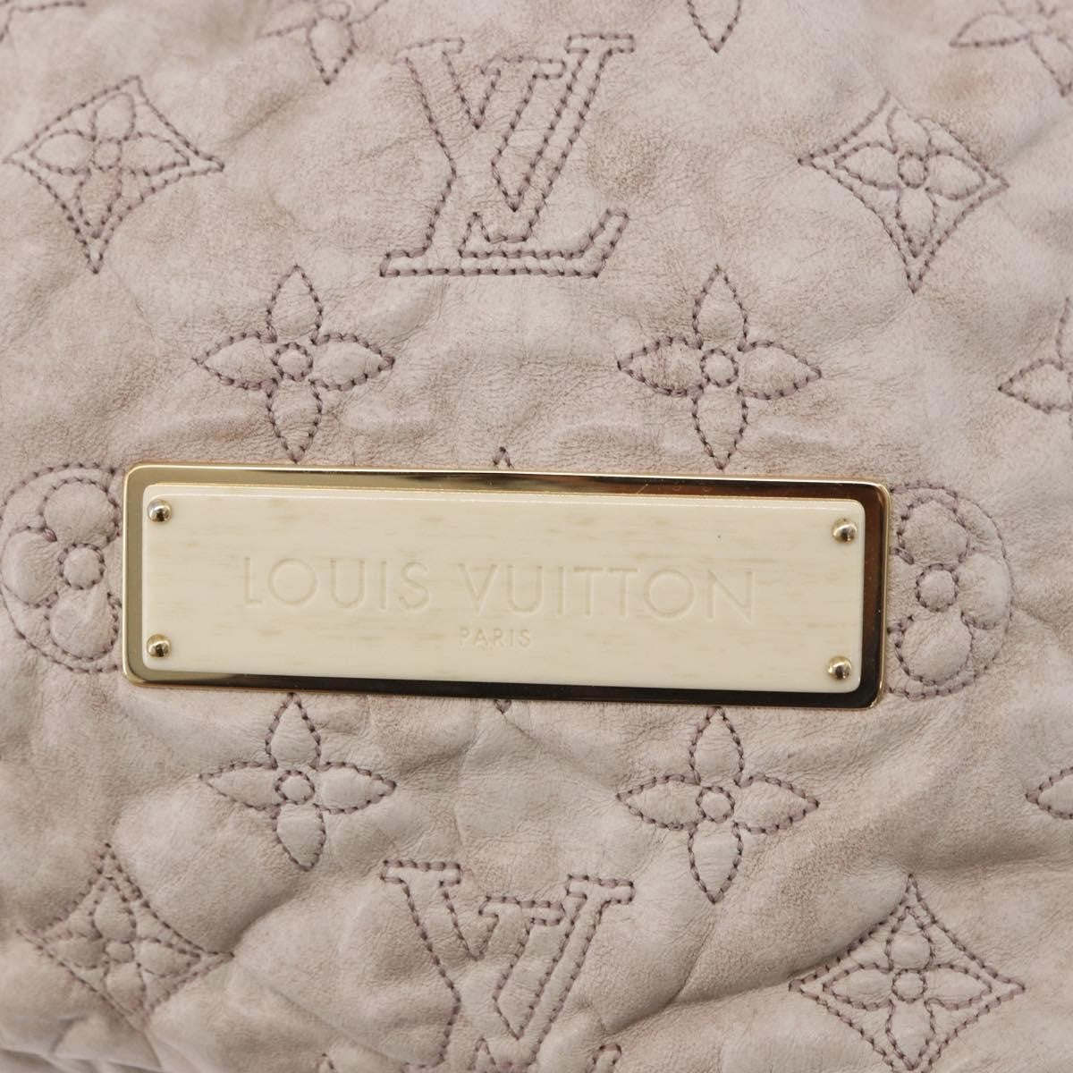 Louis Vuitton Olympe Stratus Limited Edition Monogram Lambskin Beige Leather Handbag (Pre-Owned)