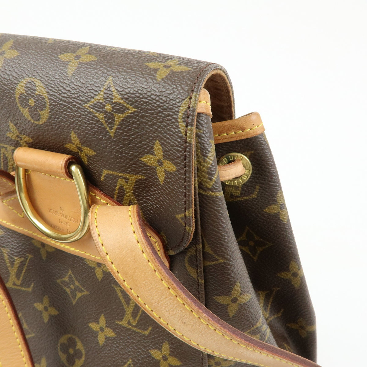 Louis Vuitton Vintage Montsouris Monogram Canvas Brown Canvas Backpack Bag (Pre-Owned)