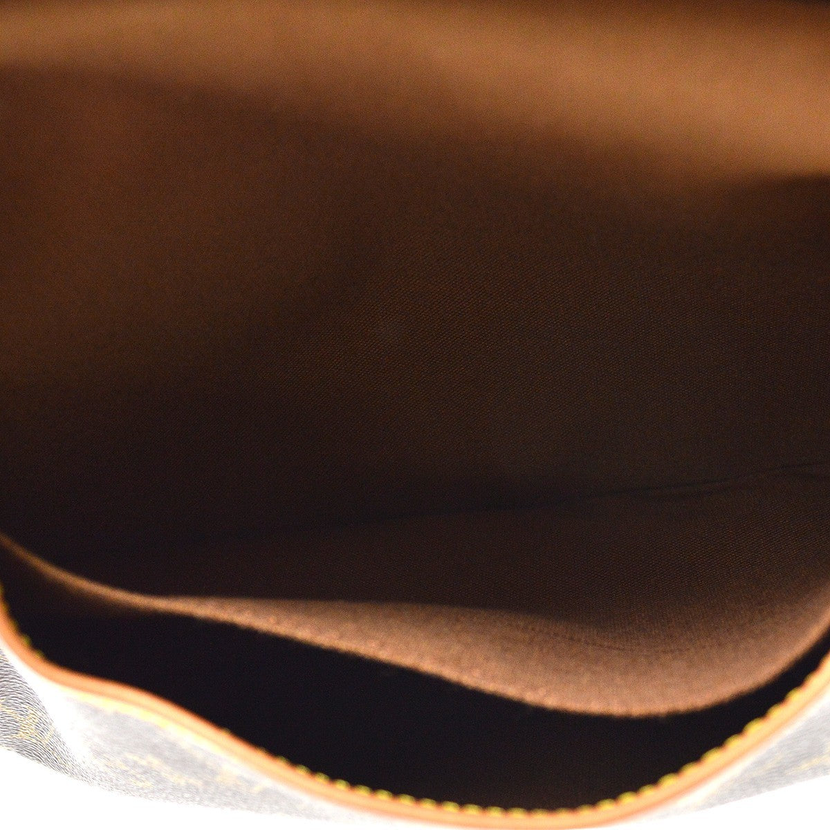 Louis Vuitton Saumur Monogram Canvas Brown Canvas Shoulder Bag Bag (Pre-Owned)
