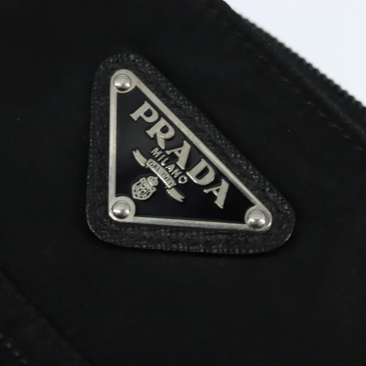 Prada Front Pocket Messenger Tessuto Black Nylon Shoulder Bag Bag (Pre-Owned)