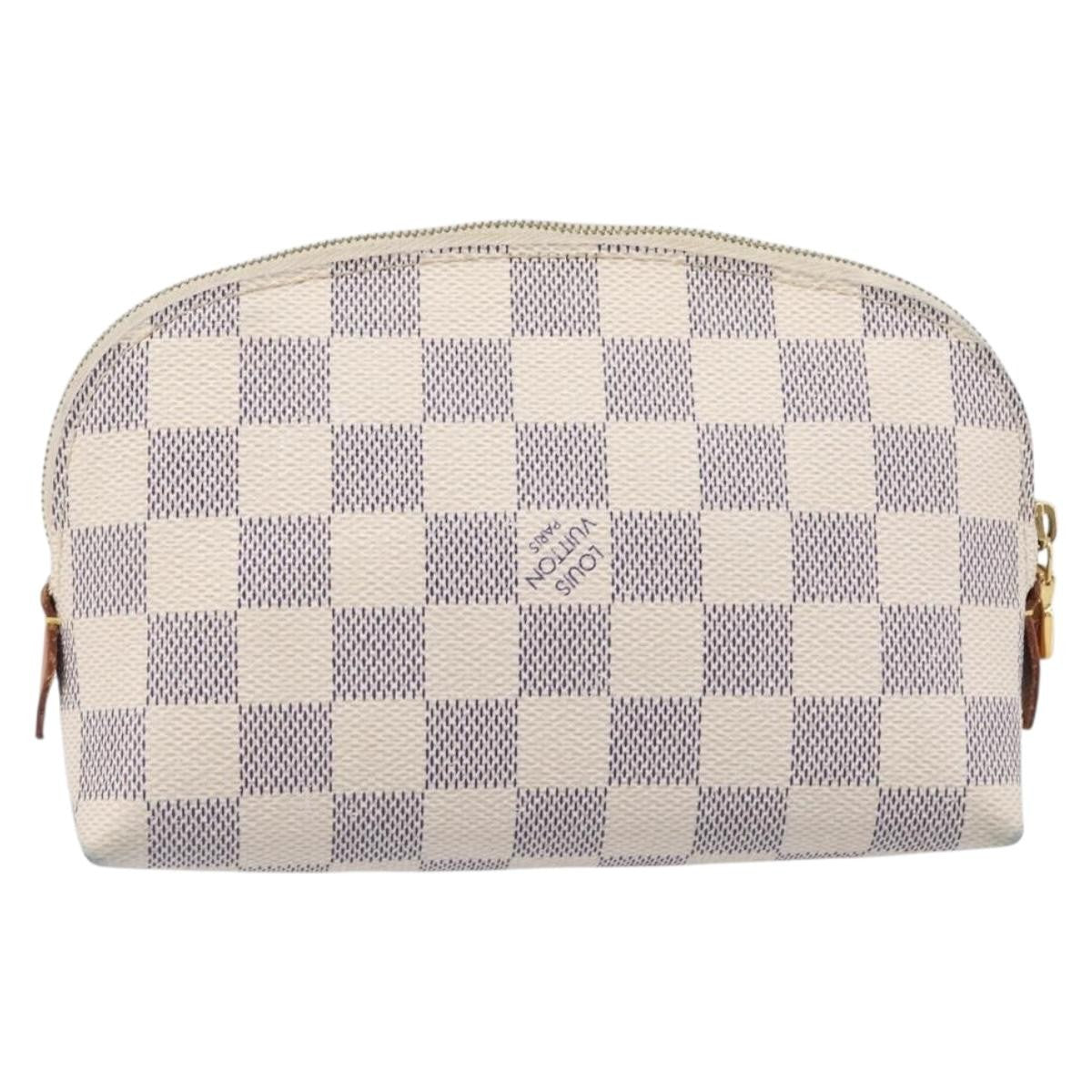 Louis Vuitton Cosmetic Damier Beige Canvas Toiletry Case Accessory (Pre-Owned)