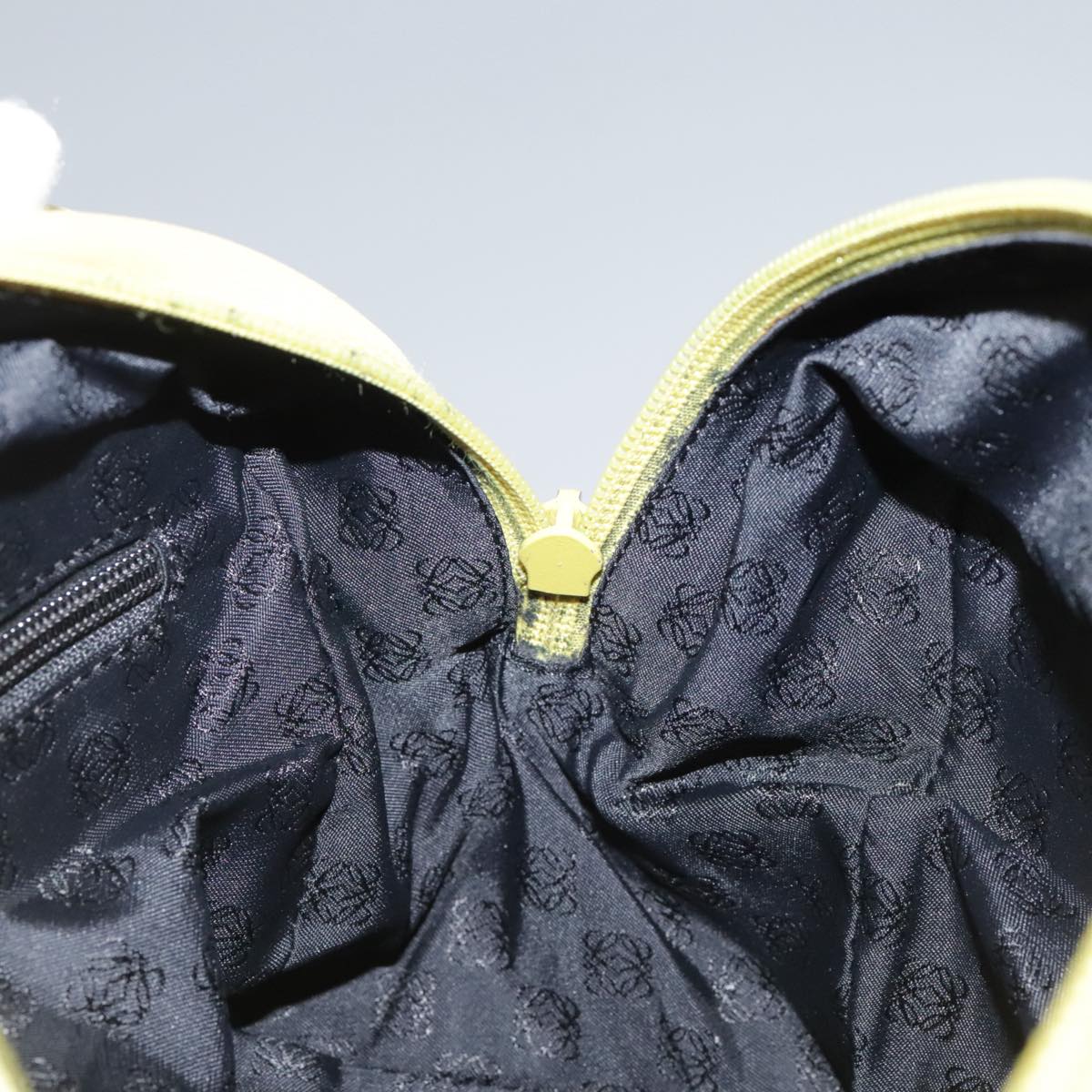 Loewe Anagram Yellow Leather Handbag (Pre-Owned)